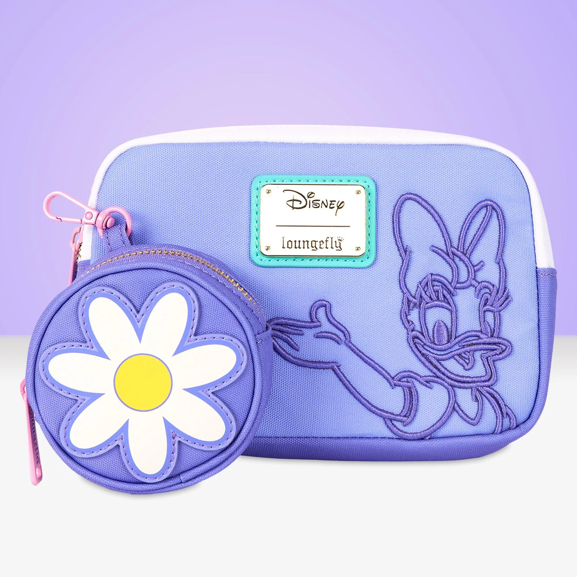 Loungefly x Disney Daisy Duck Nylon Sling Bag