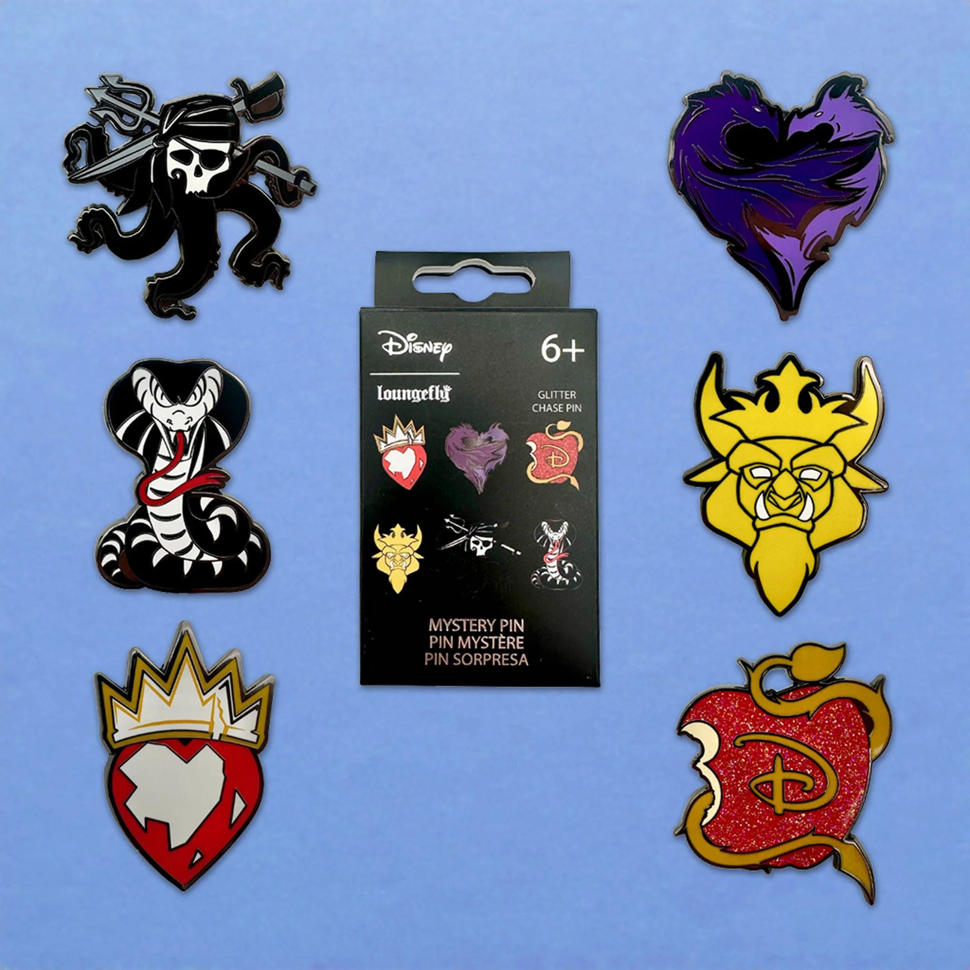 Loungefly x Disney Descendants Mystery Blind Box Pins