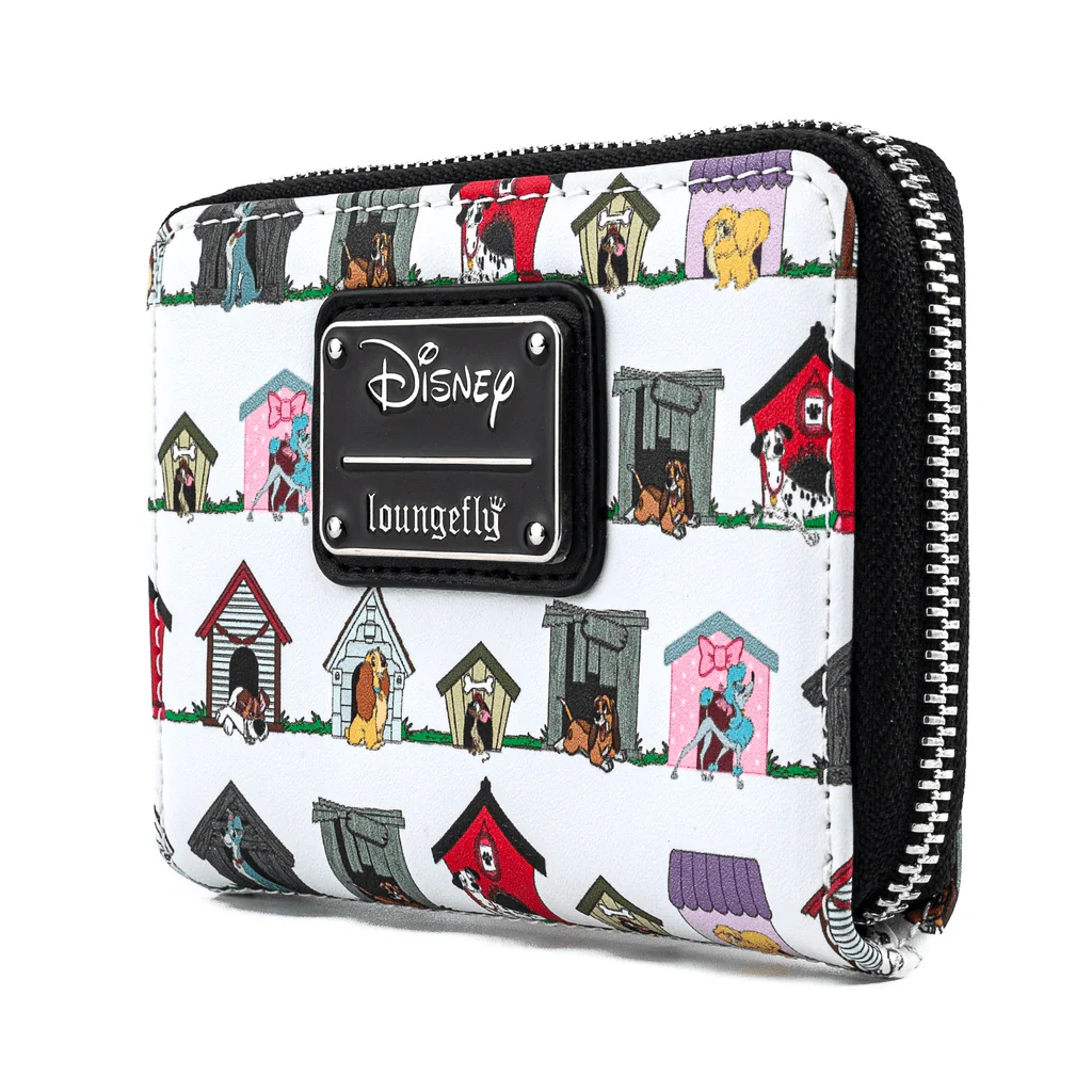 Loungefly x Disney the Dogs of Disney Zip Around Purse
