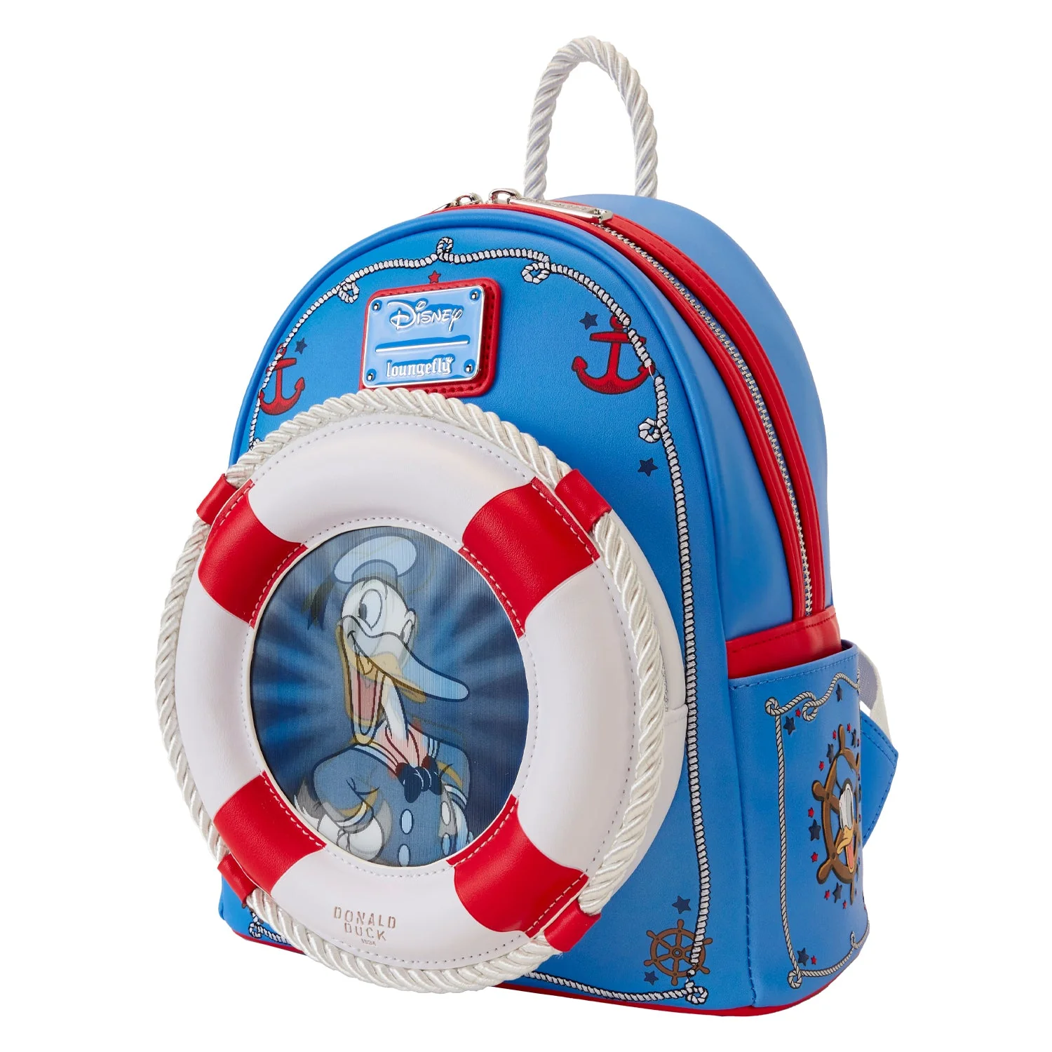 Loungefly x Disney Donald Duck 90th Anniversary Mini Backpack - Image 2