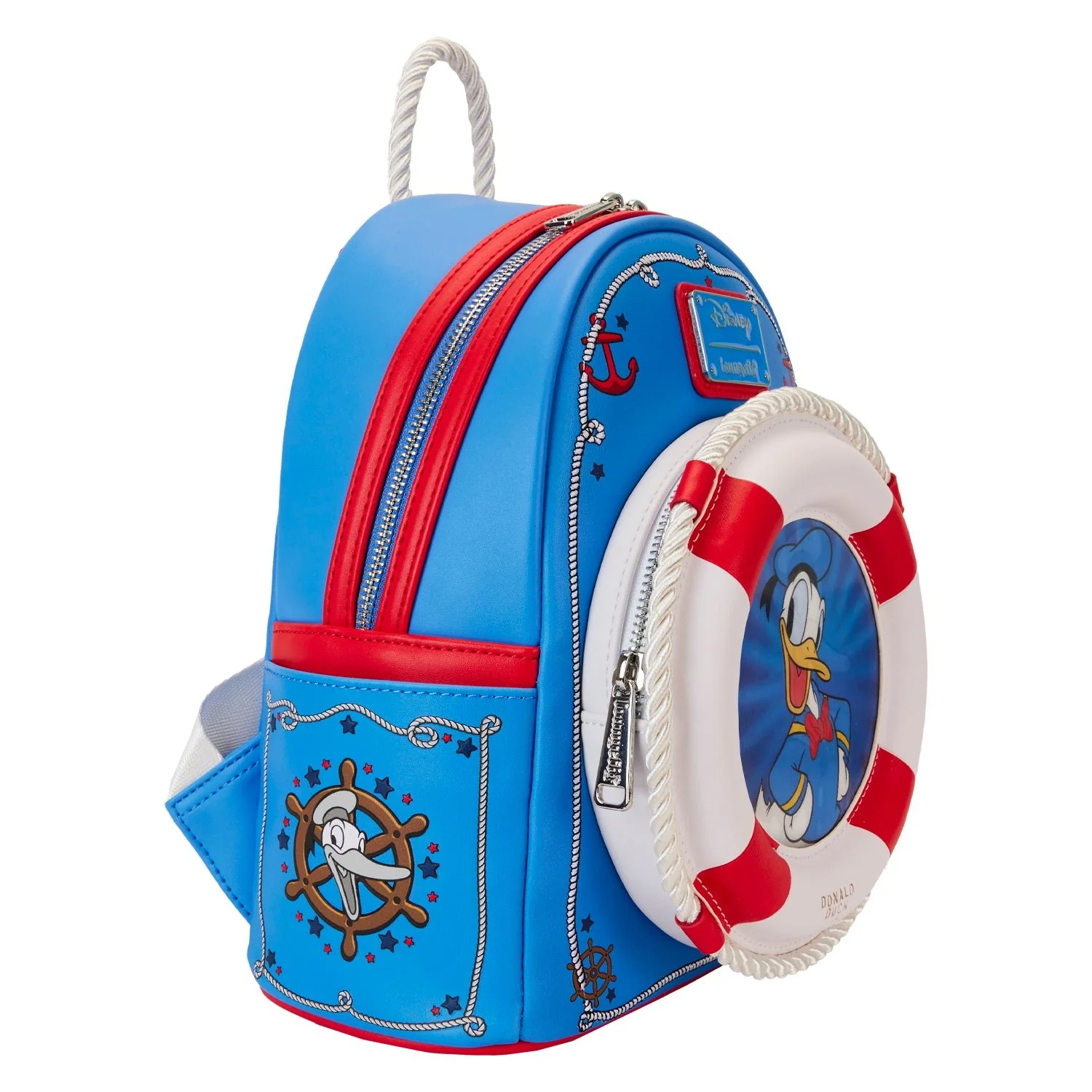 Loungefly x Disney Donald Duck 90th Anniversary Mini Backpack - Image 5