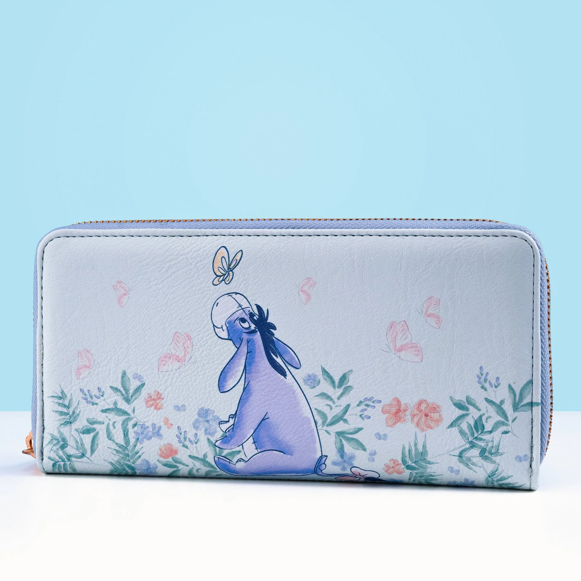 Loungefly x Disney Eeyore Floral Zip Around Purse