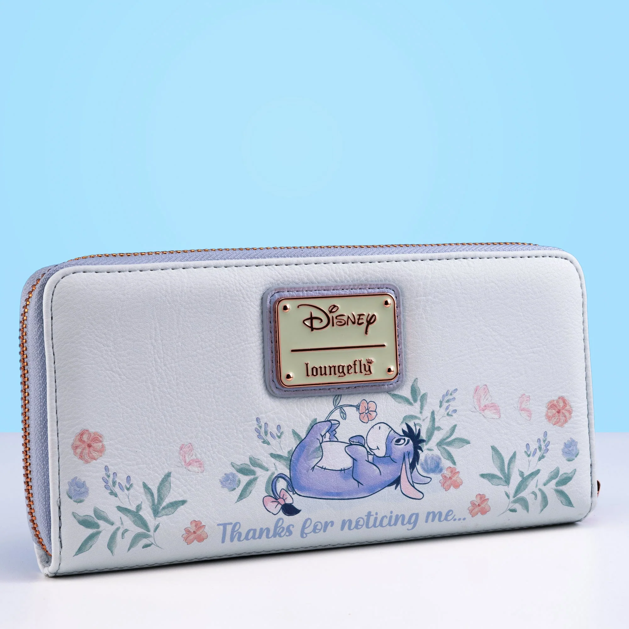 Loungefly x Disney Eeyore Floral Zip Around Purse - Image 2