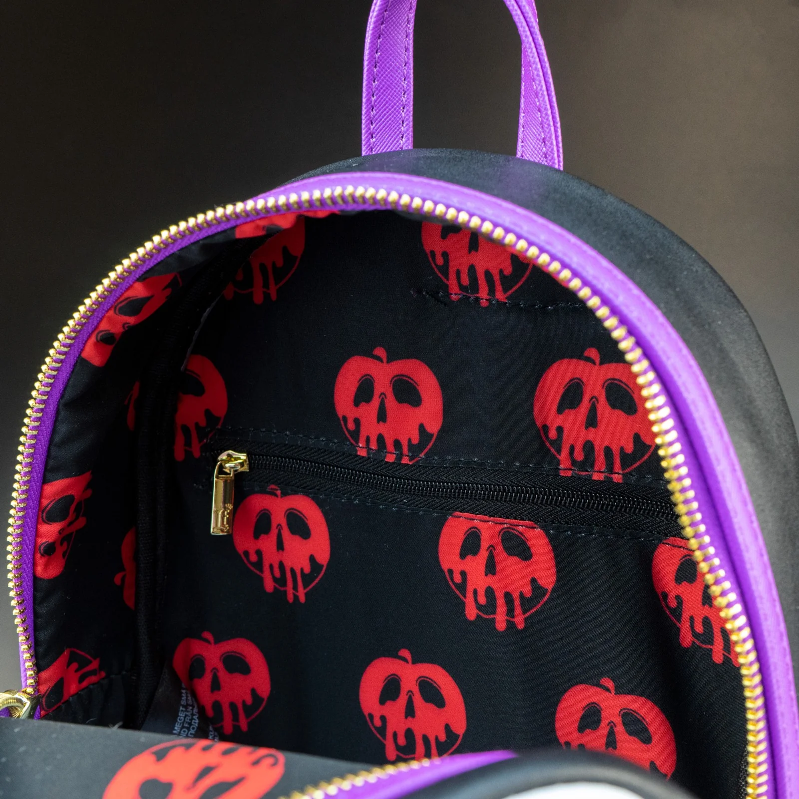 Loungefly x Disney Snow White Evil Queen Holding Heart Box Mini Backpack - Image 6