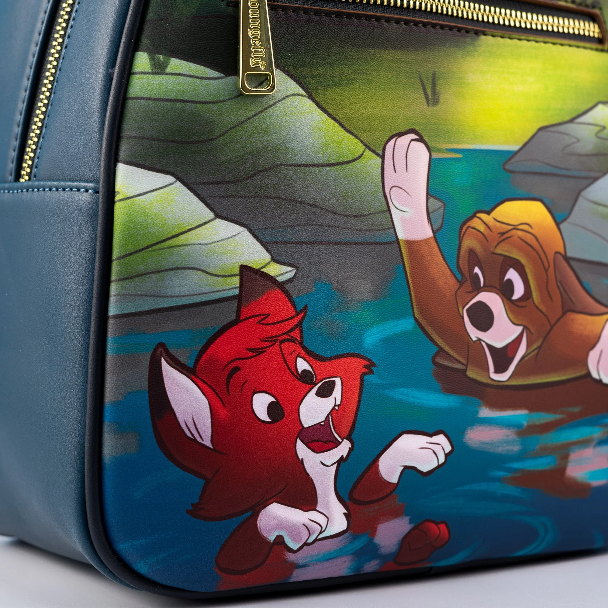 Loungefly x Disney Fox and the Hound Splash Mini Backpack - Image 3
