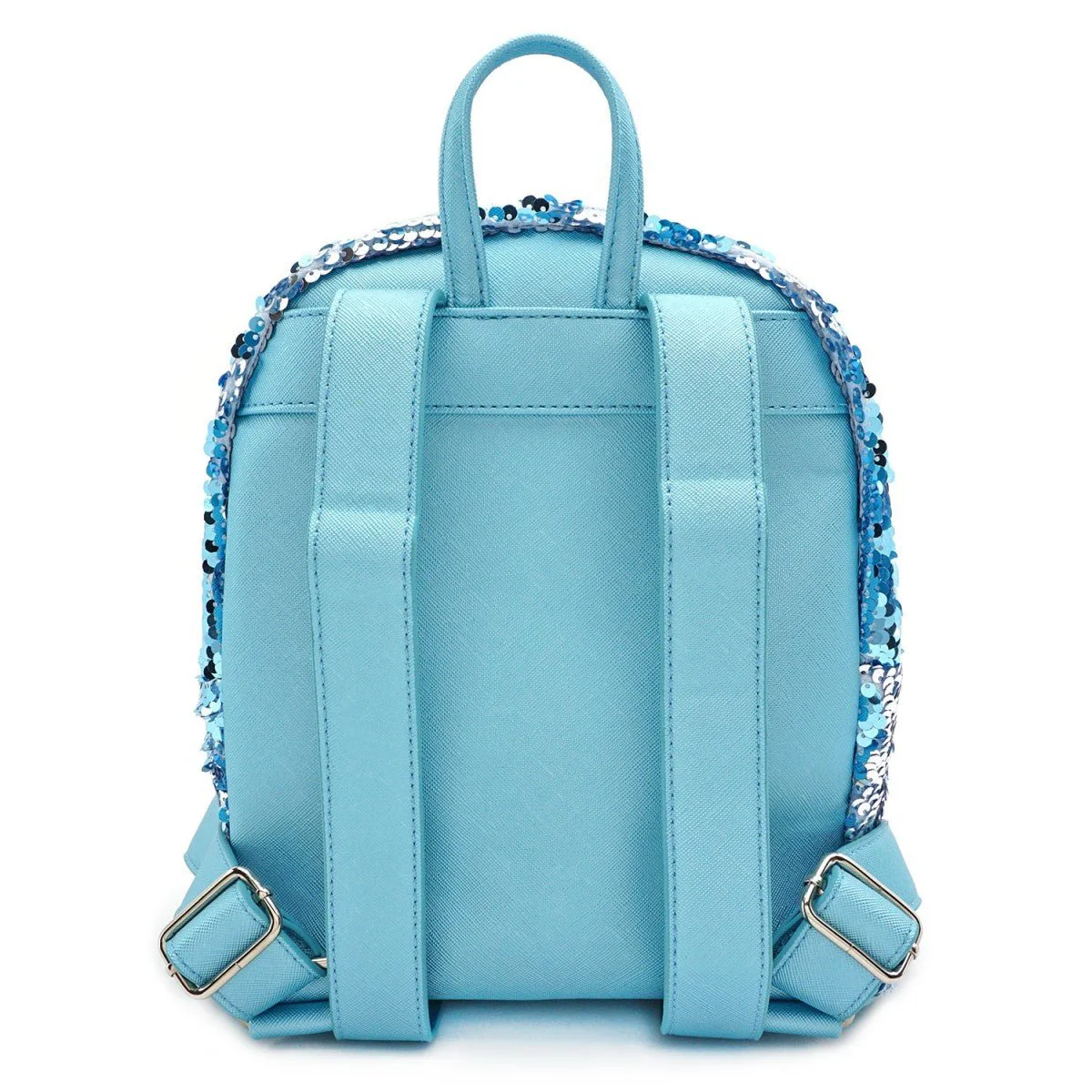 Loungefly X Disney Frozen Elsa Reversible Sequin Mini Backpack - Image 4