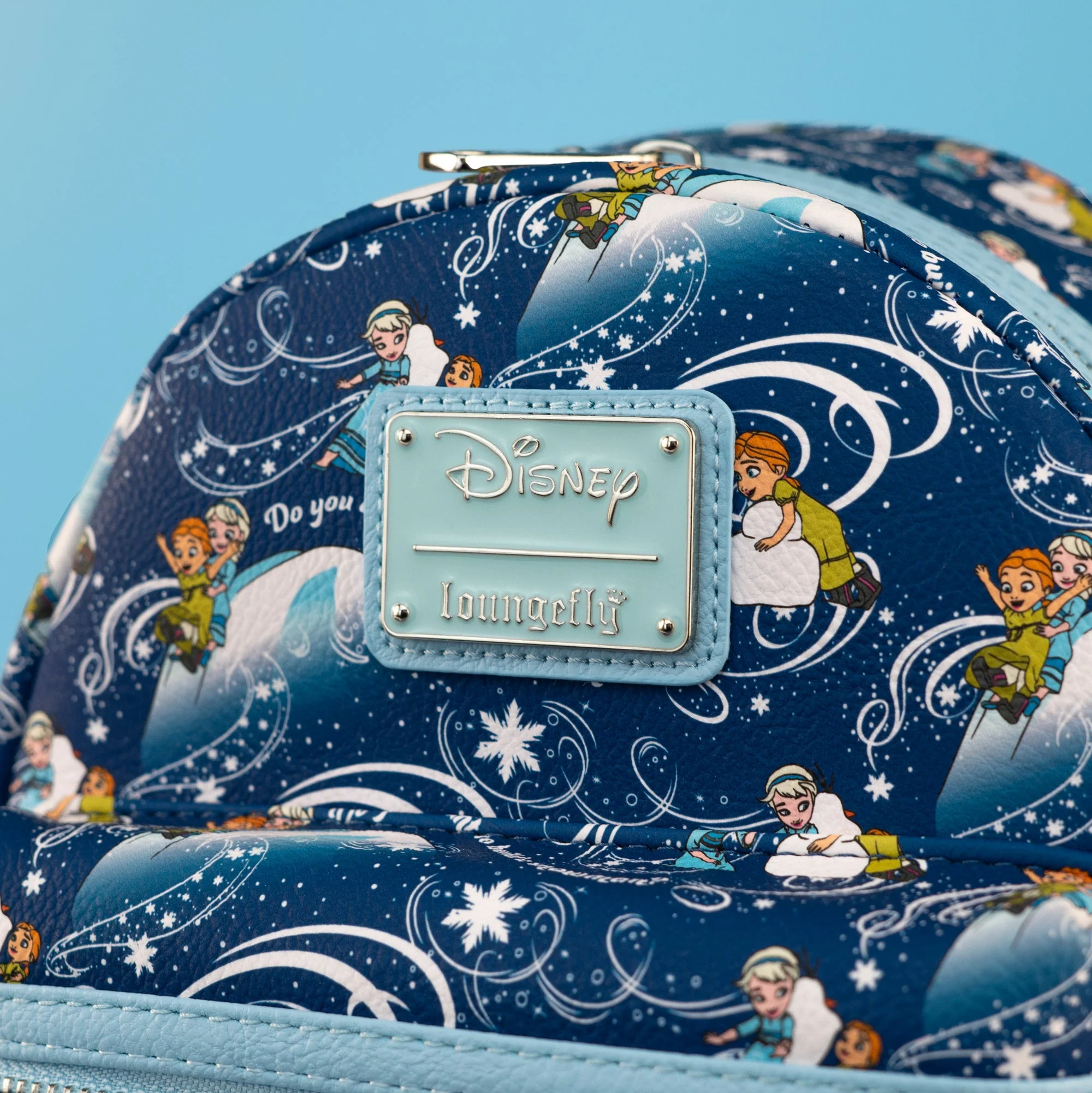 Loungefly x Disney Frozen Snow Play AOP Mini Backpack - Image 2