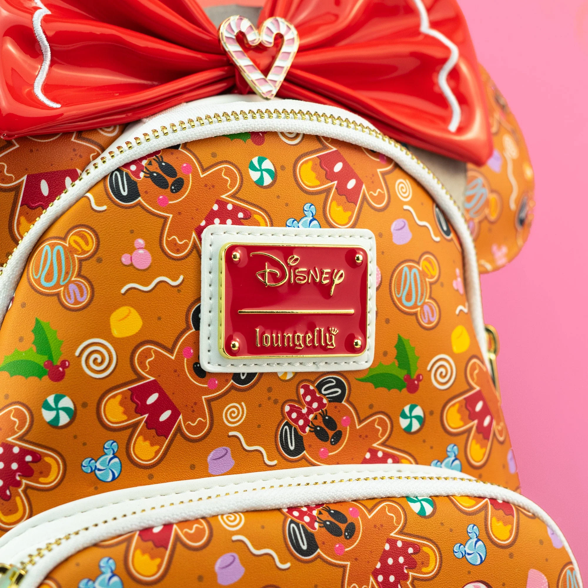 Loungefly x Disney Gingerbread All Over Print Mini Backpack and Headband Set - Image 3