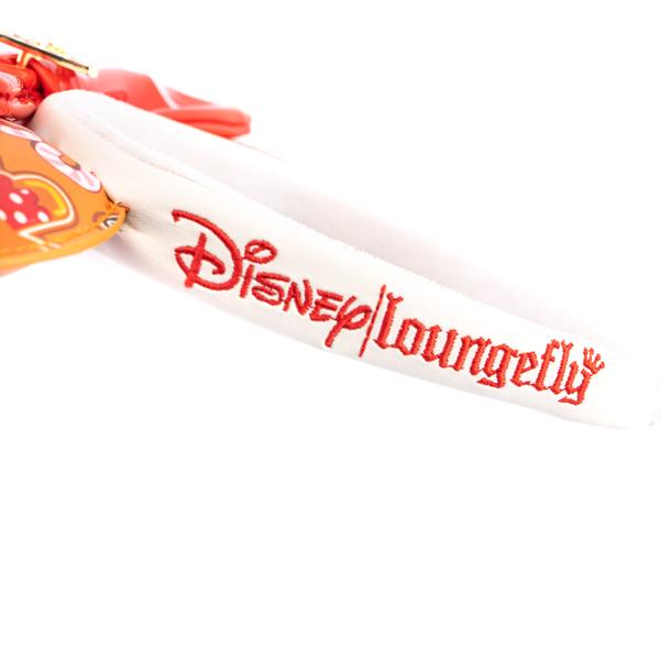 Loungefly x Disney Gingerbread All Over Print Patent Bow Heart Headband - Image 5