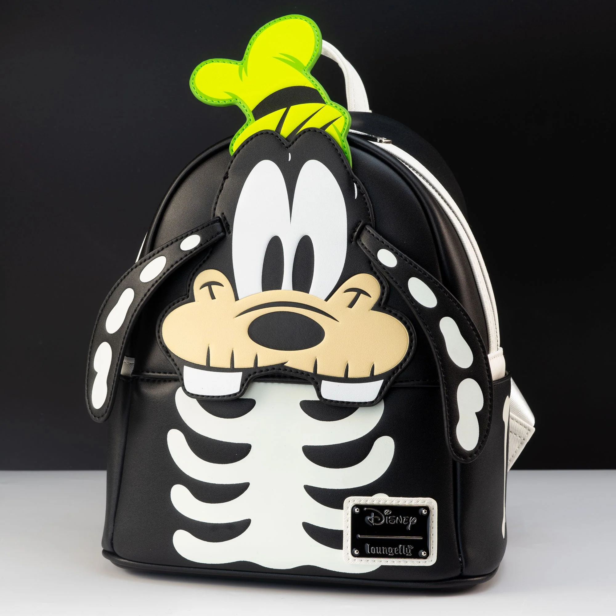 Loungefly x Disney Goofy Glow in the Dark Skeleton Cosplay Mini Backpack - Image 8