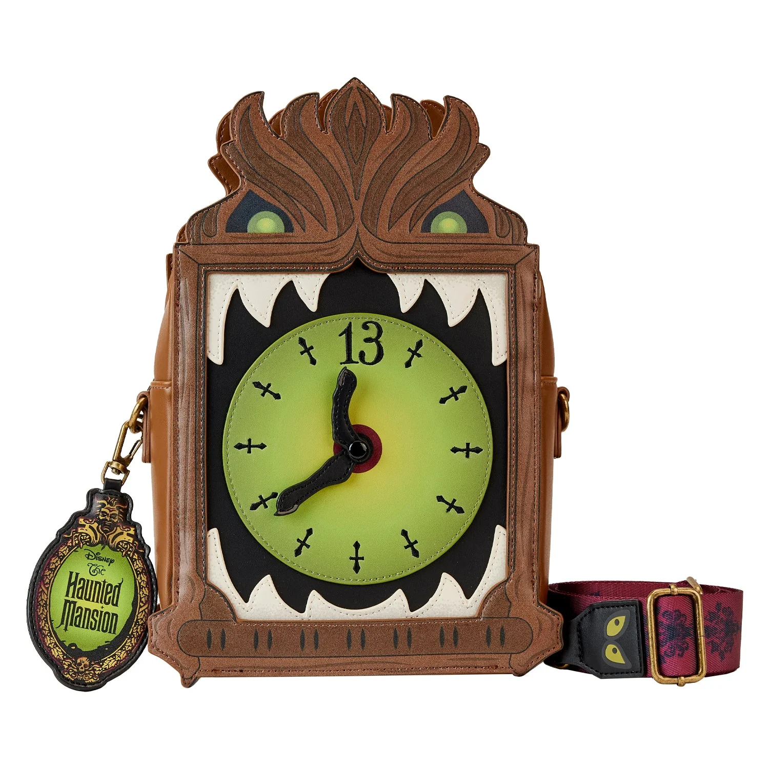 Loungefly x Disney Haunted Mansion Grandfather Clock Crossbody Bag - Image 2