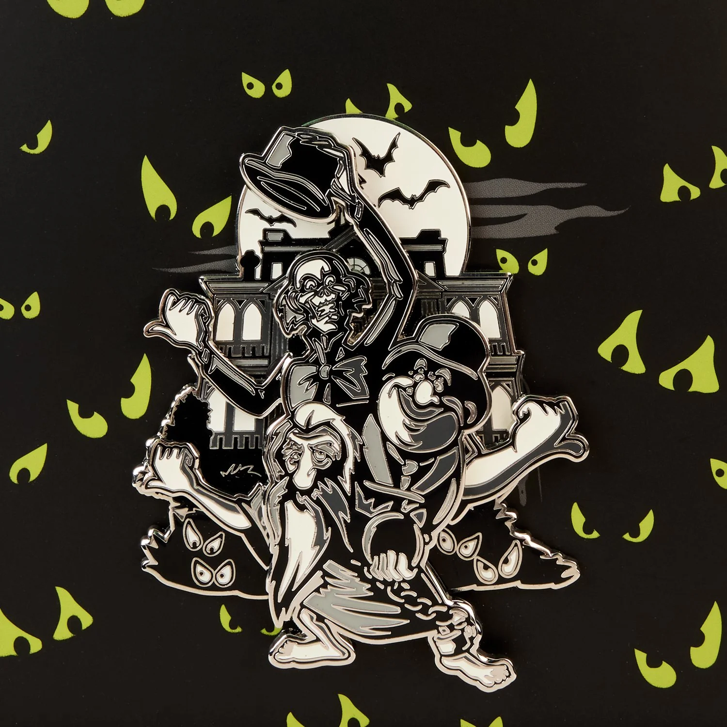 Loungefly x Disney Haunted Mansion Hitchhiking Ghosts Moving 3" Collector Box Pin - Image 4