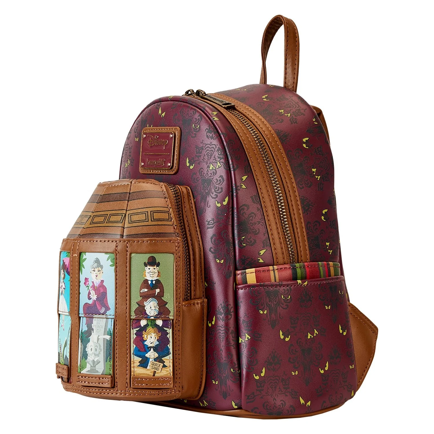 Loungefly x Disney Haunted Mansion Moving Portraits Mini Backpack - Image 2