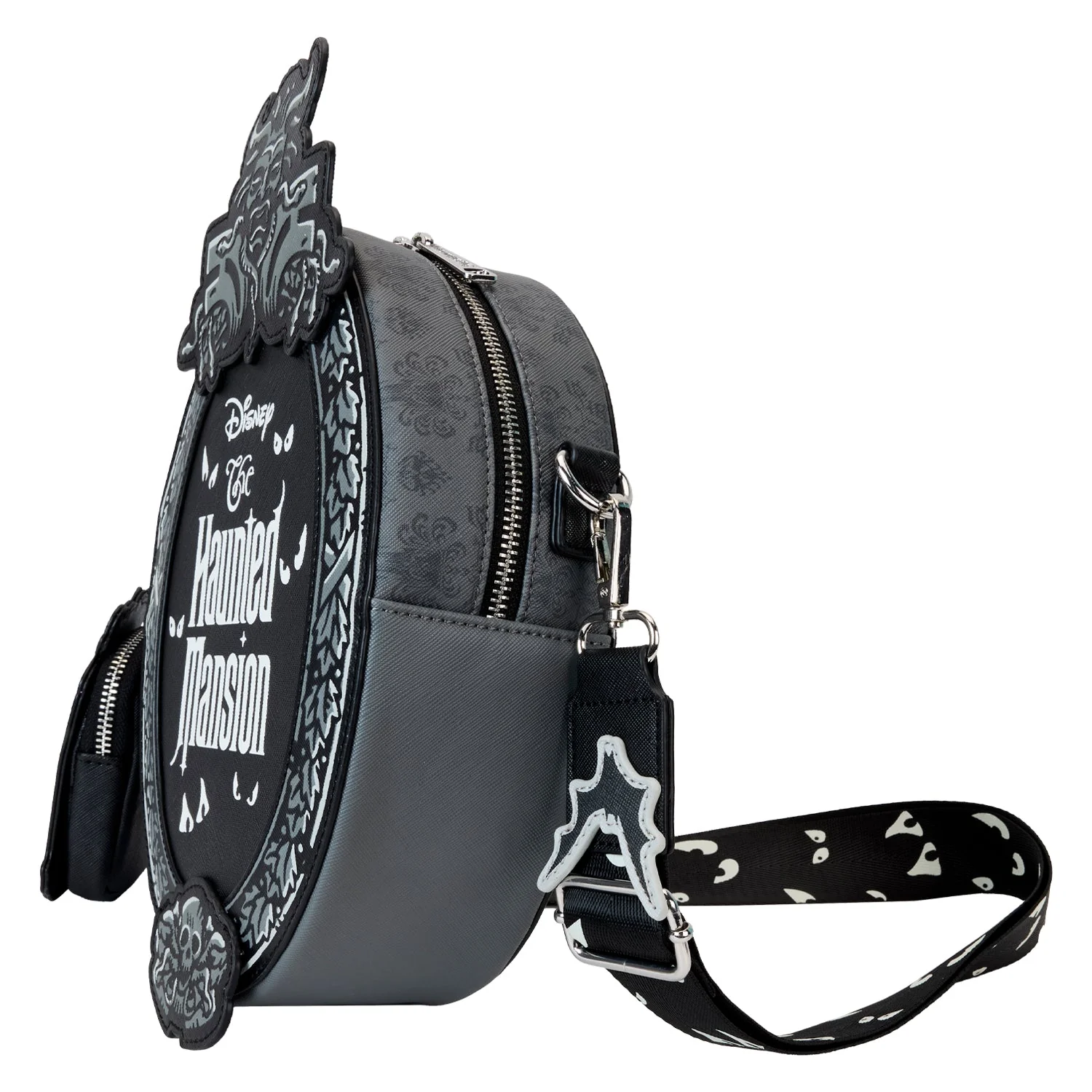 Loungefly x Disney Haunted Mansion Plaque Crossbody Bag - Image 3