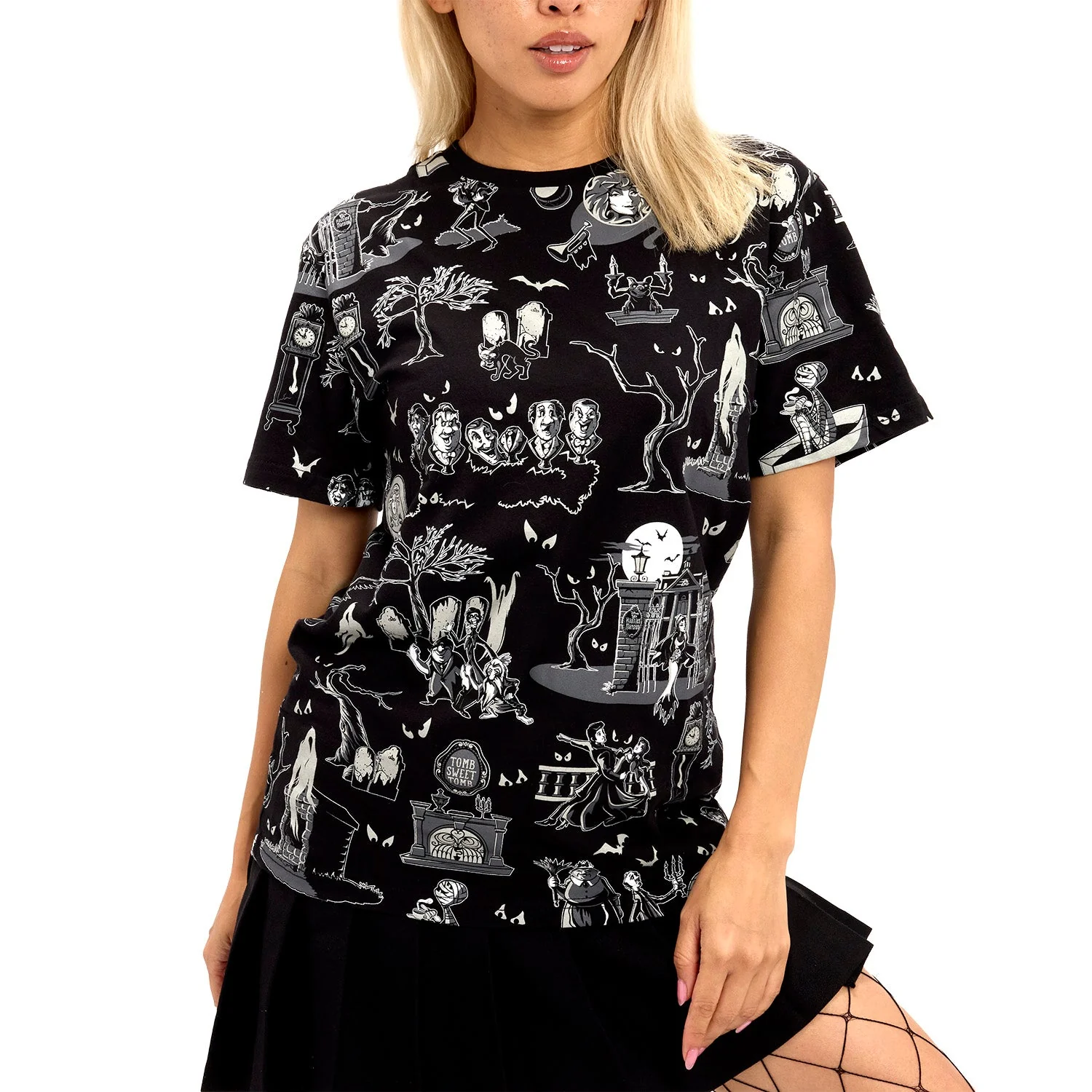 Loungefly x Disney Haunted Mansion Unisex Tee - Image 8