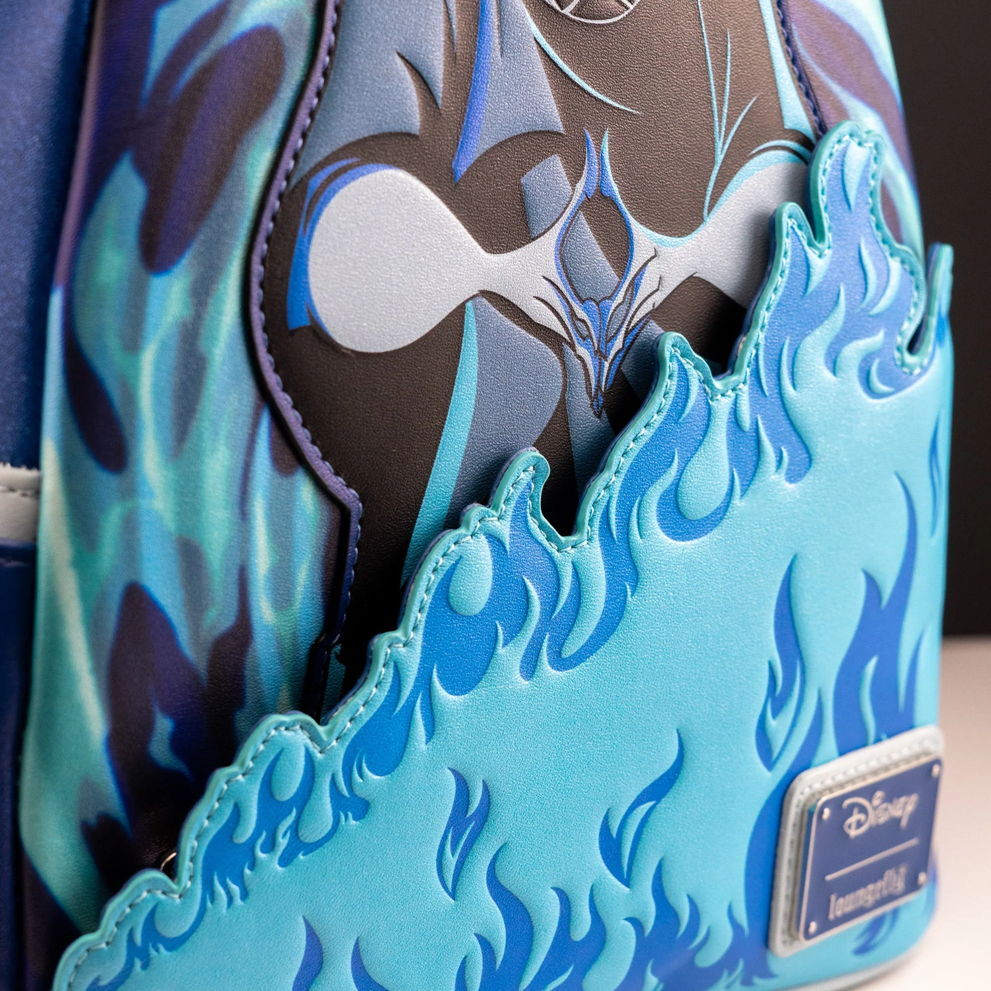 Loungefly x Disney Hercules Hades Glitter Flame Mini Backpack - Image 3