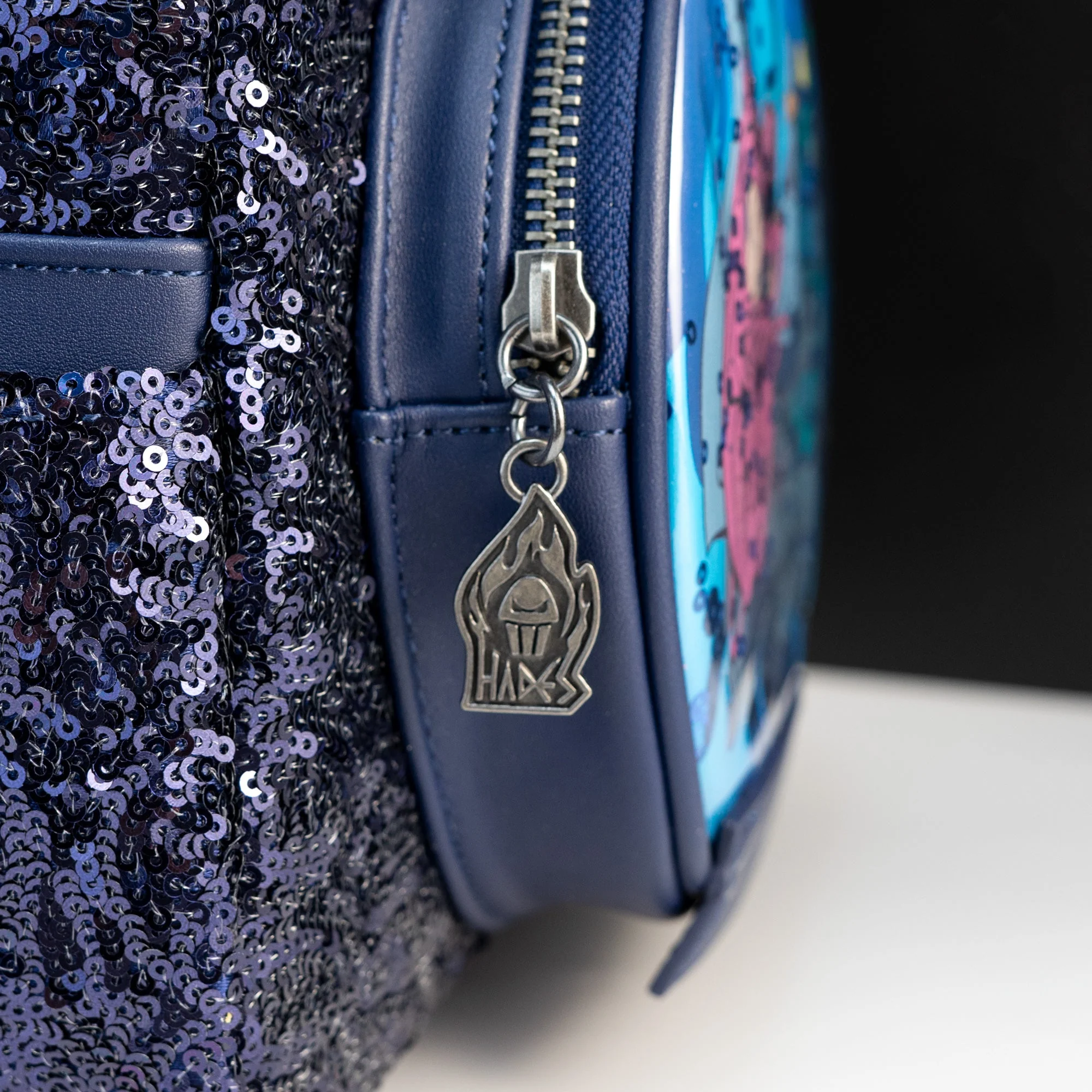 Loungefly x Disney Villains Hercules Hades, Panic and Pain Snow Globe Mini Backpack - Image 5