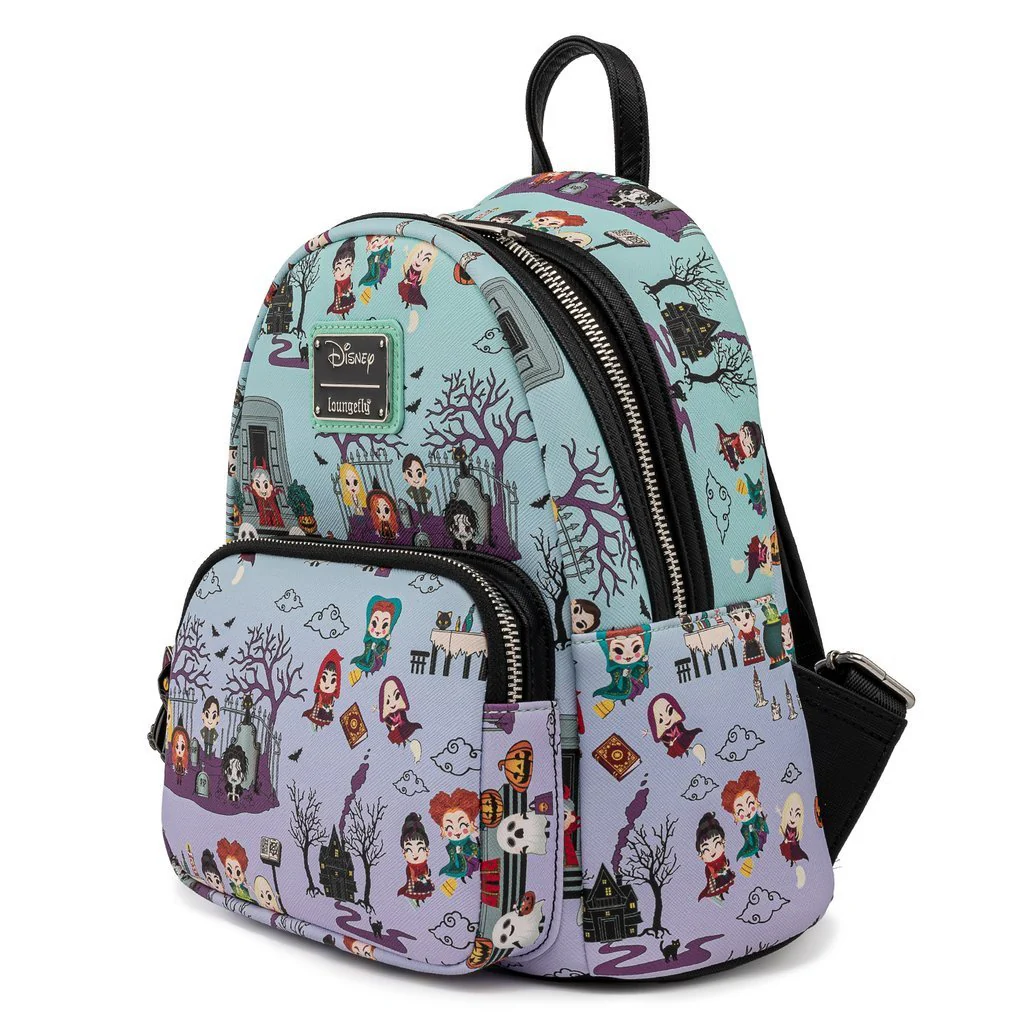 Loungefly x Disney Hocus Pocus All Over Print Mini Backpack - Image 2