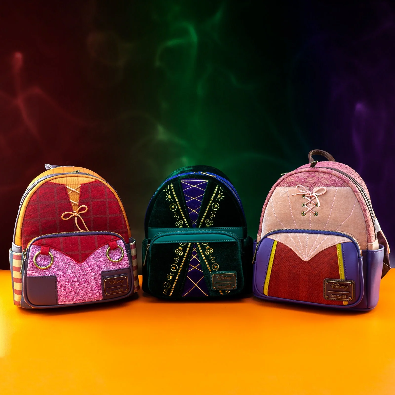 Loungefly x Disney Hocus Pocus Sarah Sanderson Dress Cosplay Mini Backpack - Image 5