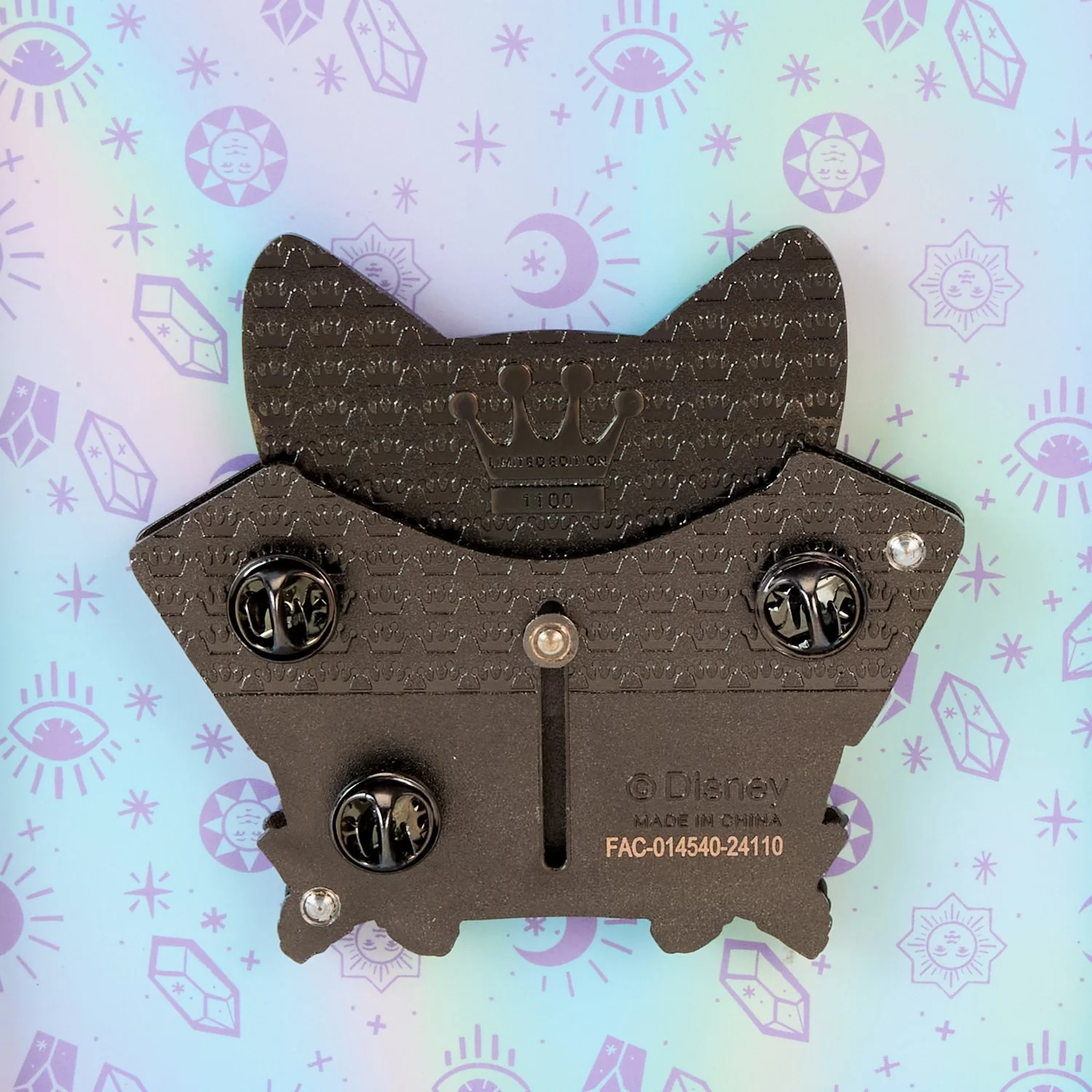 Loungefly x Disney Hocus Pocus Tarot Binx Glow In The Dark Sliding 3" Collector Box Pin - Image 7