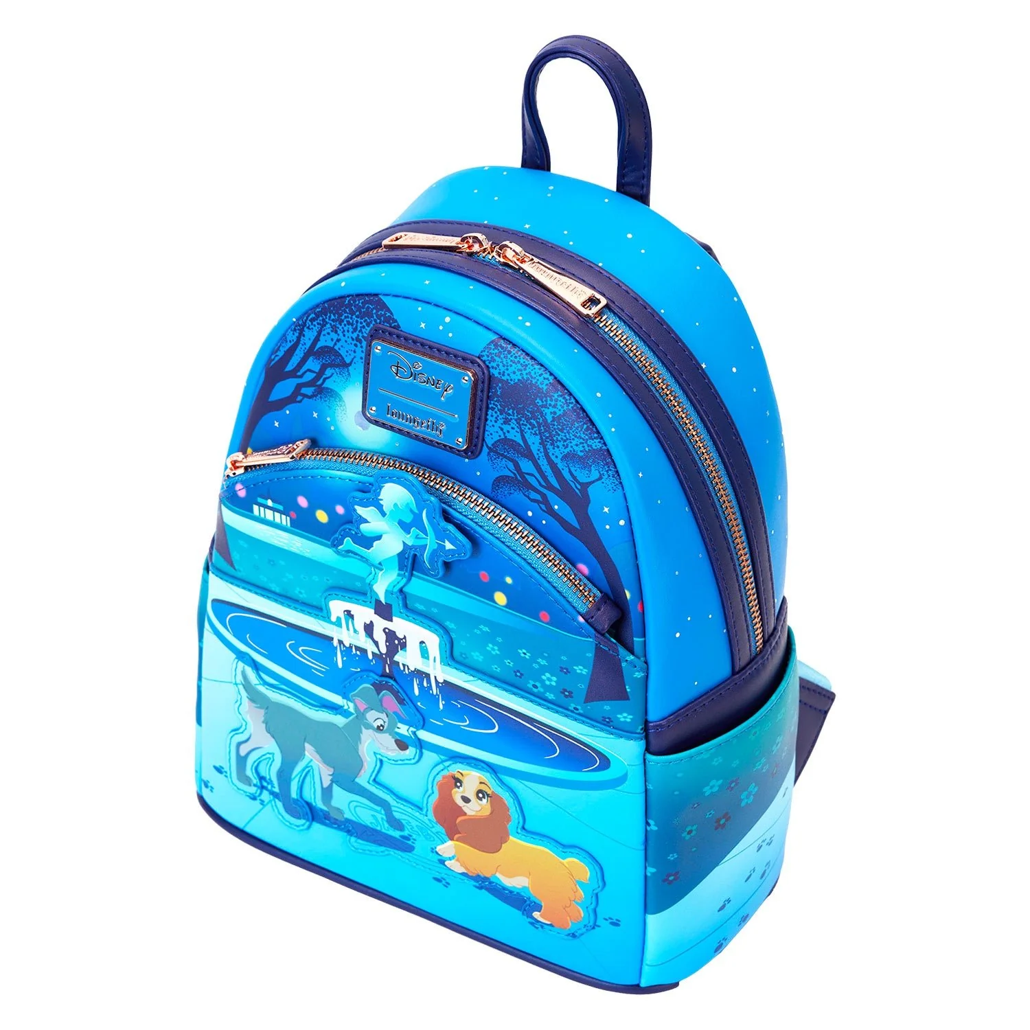 Loungefly x Disney Lady and the Tramp 70th Anniversary Mini Backpack - Image 6