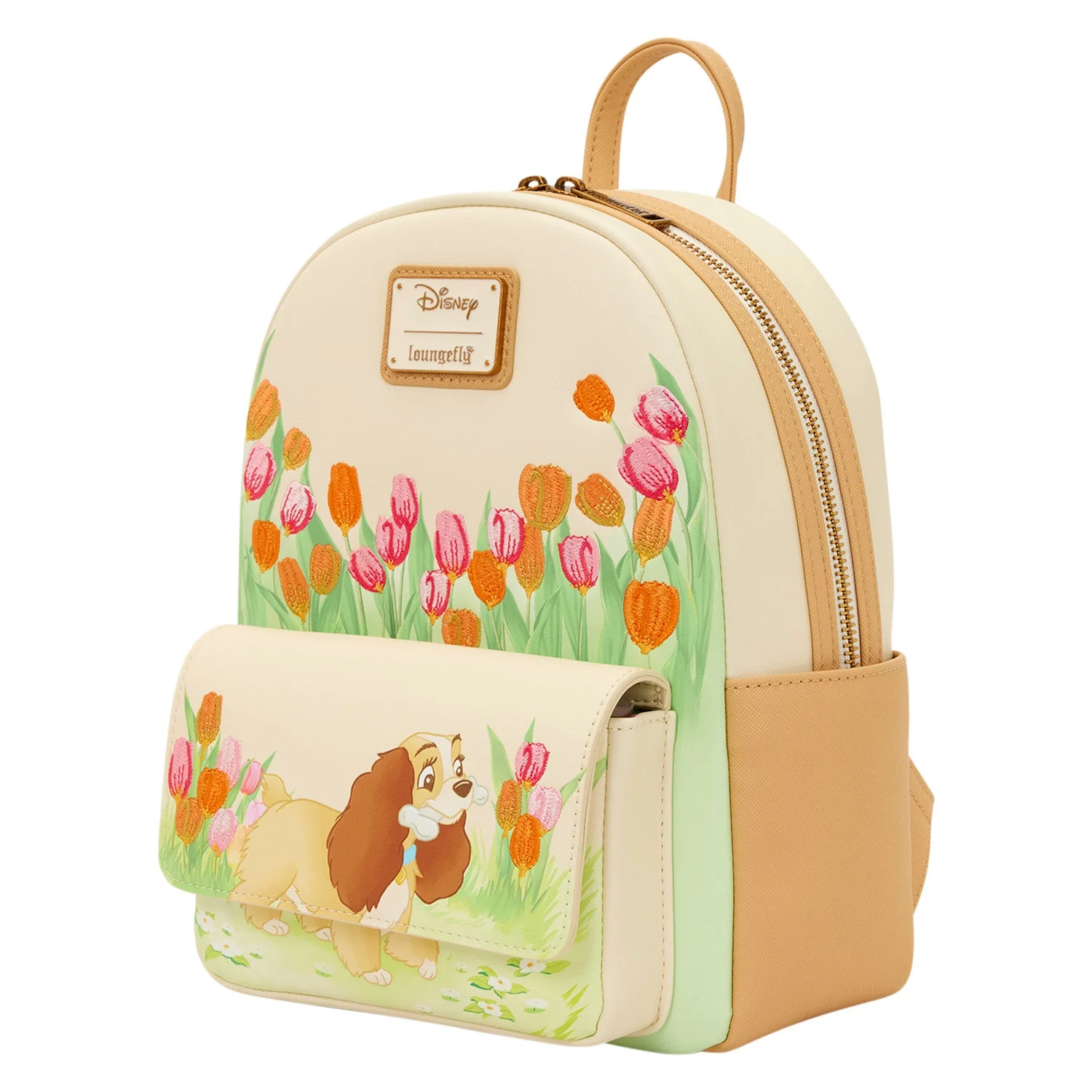 Loungefly x Disney Lady and the Tramp Pastel Tulip Mini Backpack - Image 2