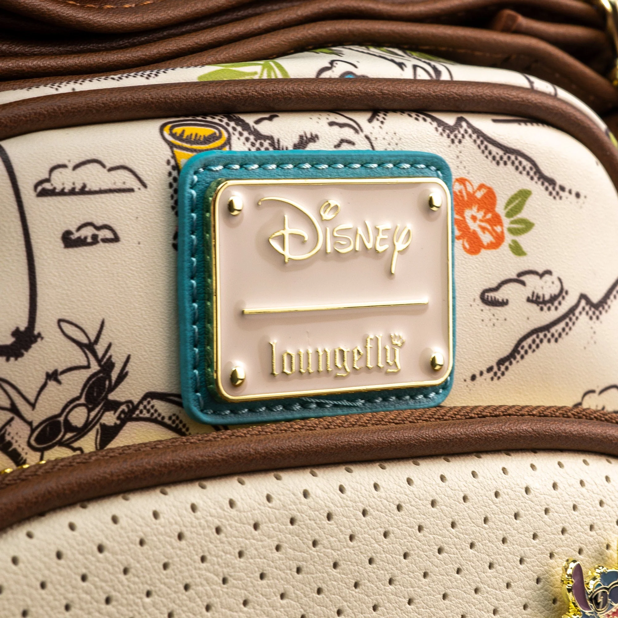 Loungefly x Disney Lilo and Stitch Aloha Pin Collector Crossbody Bag - Image 2