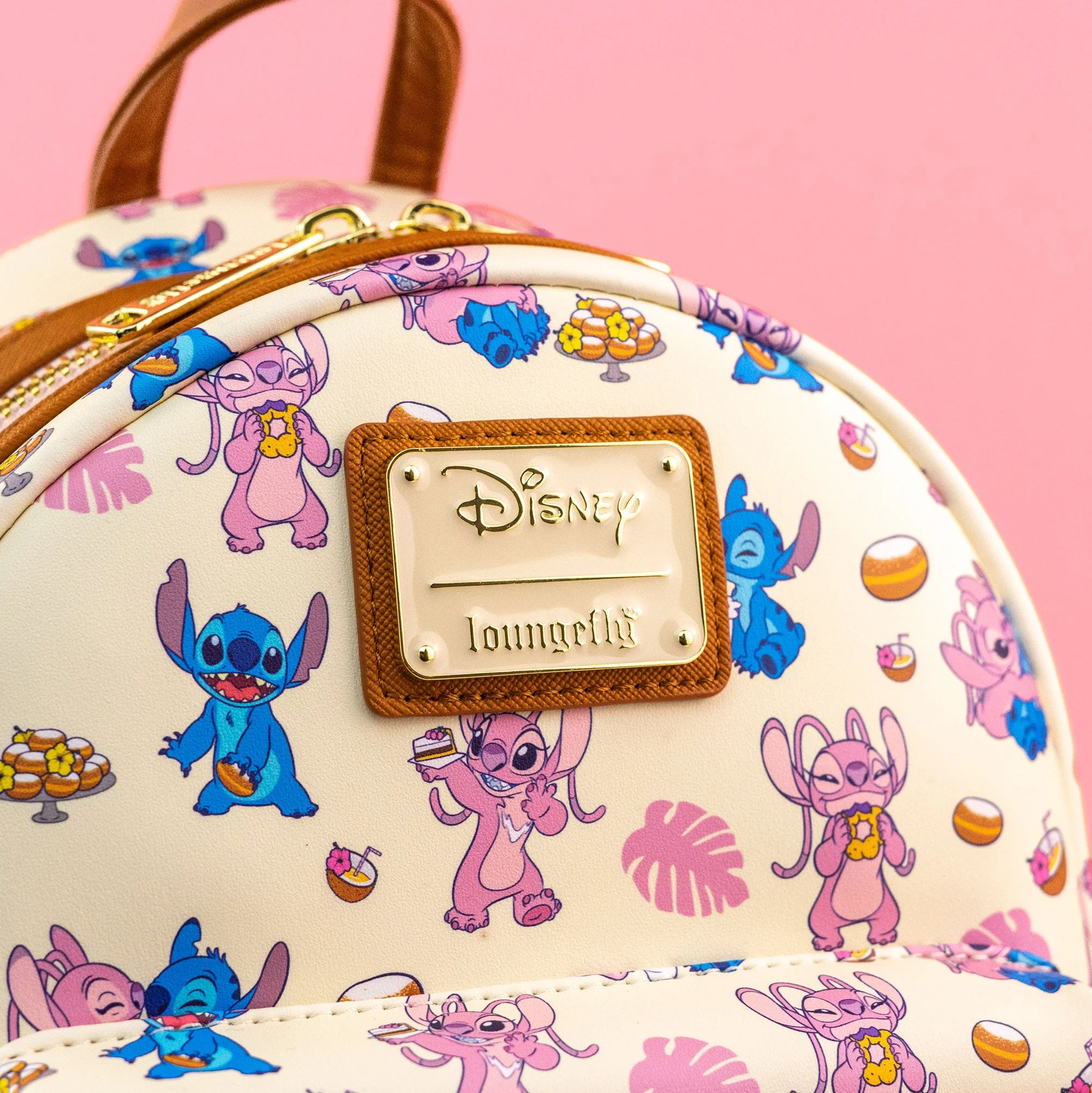 Loungefly x Disney Lilo & Stitch Angel and Stitch Sweet Treats Print Mini Backpack - Image 3