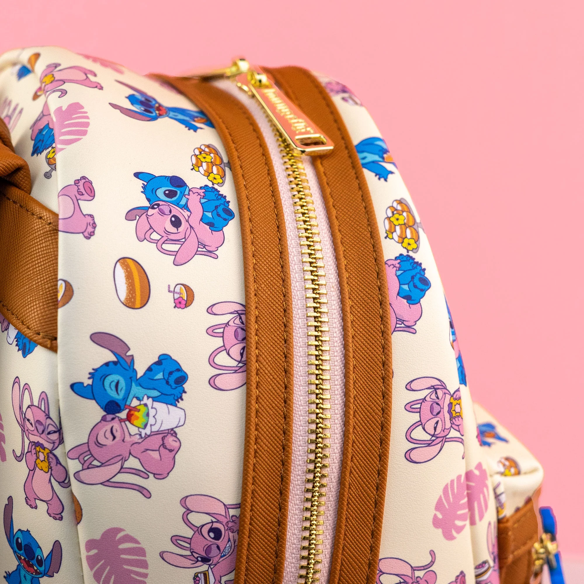 Loungefly x Disney Lilo & Stitch Angel and Stitch Sweet Treats Print Mini Backpack - Image 4