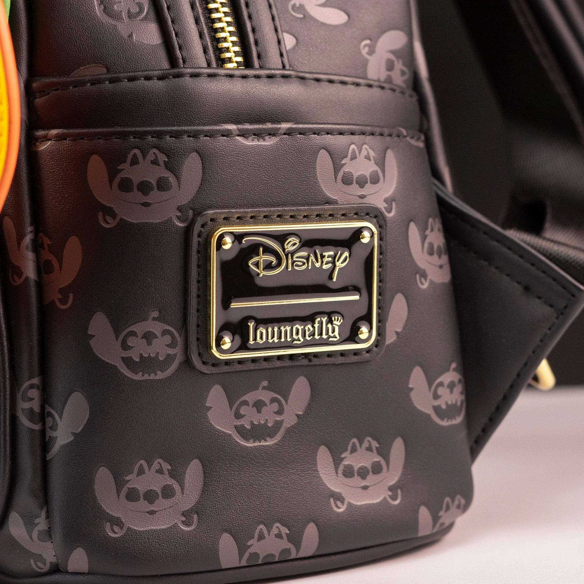 Loungefly x Disney Lilo and Stitch Angel and Stitch Pumpkin Mini Backpack - Image 6