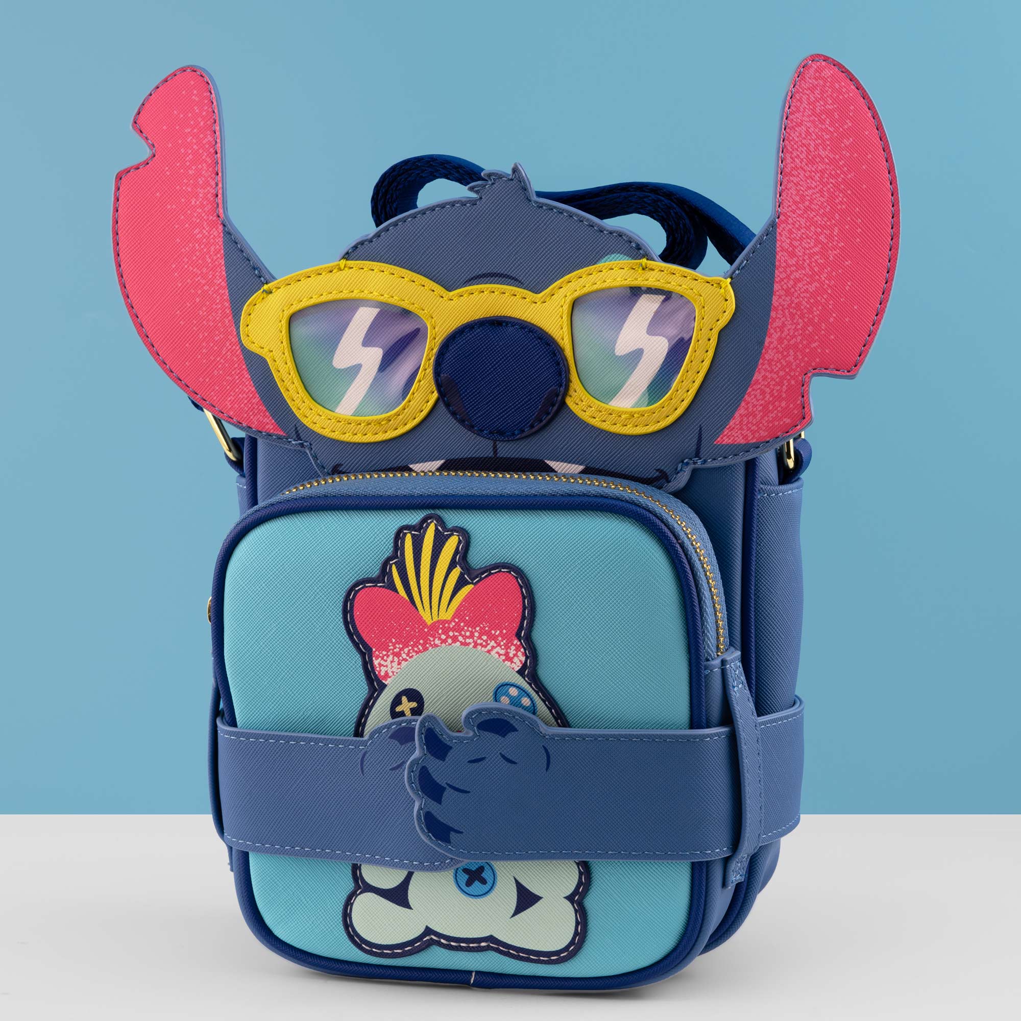 Loungefly x Disney Lilo and Stitch Beach Day Crossbuddies Bag