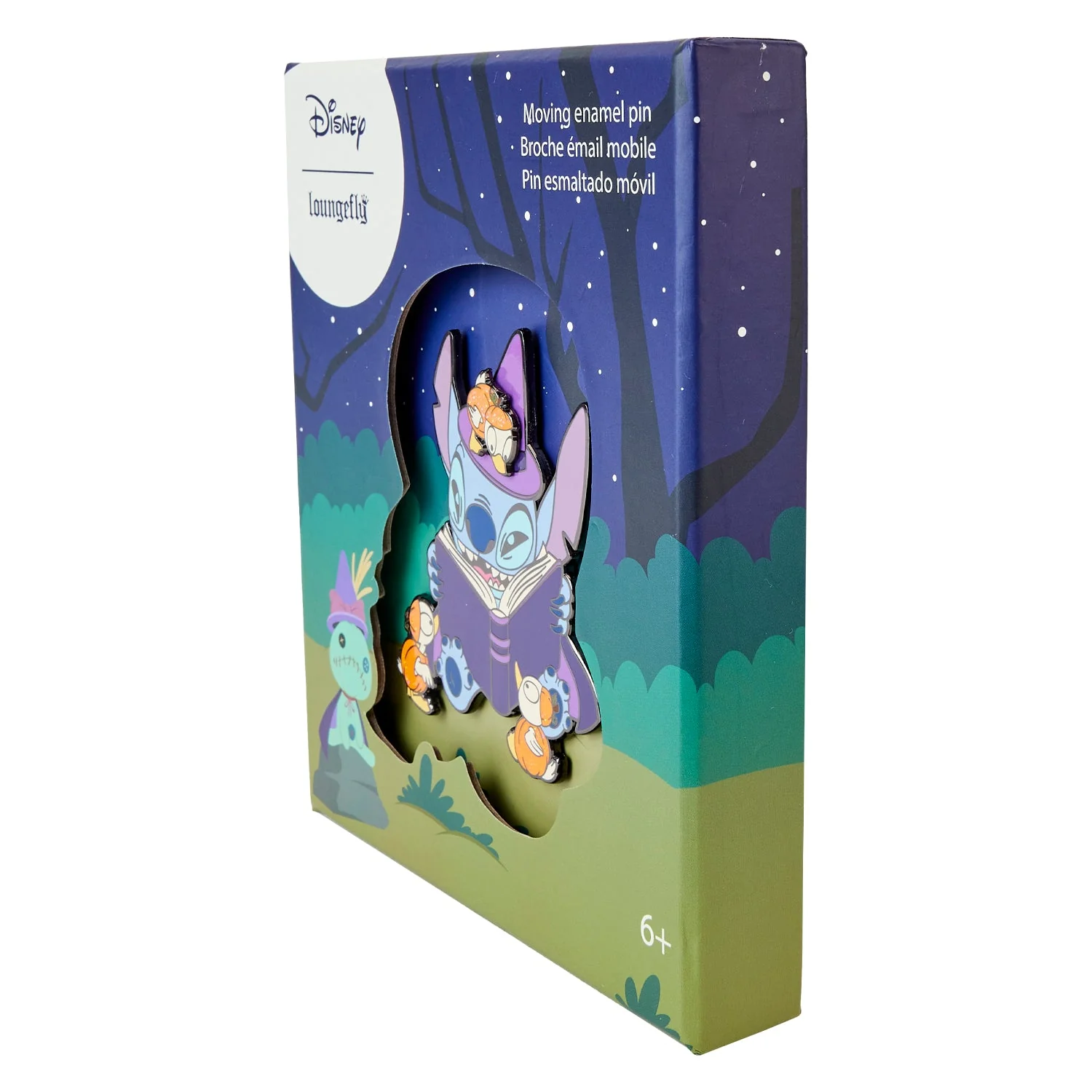 Loungefly x Disney Lilo and Stitch Halloween 3 Inch Sliding Pin - Image 4