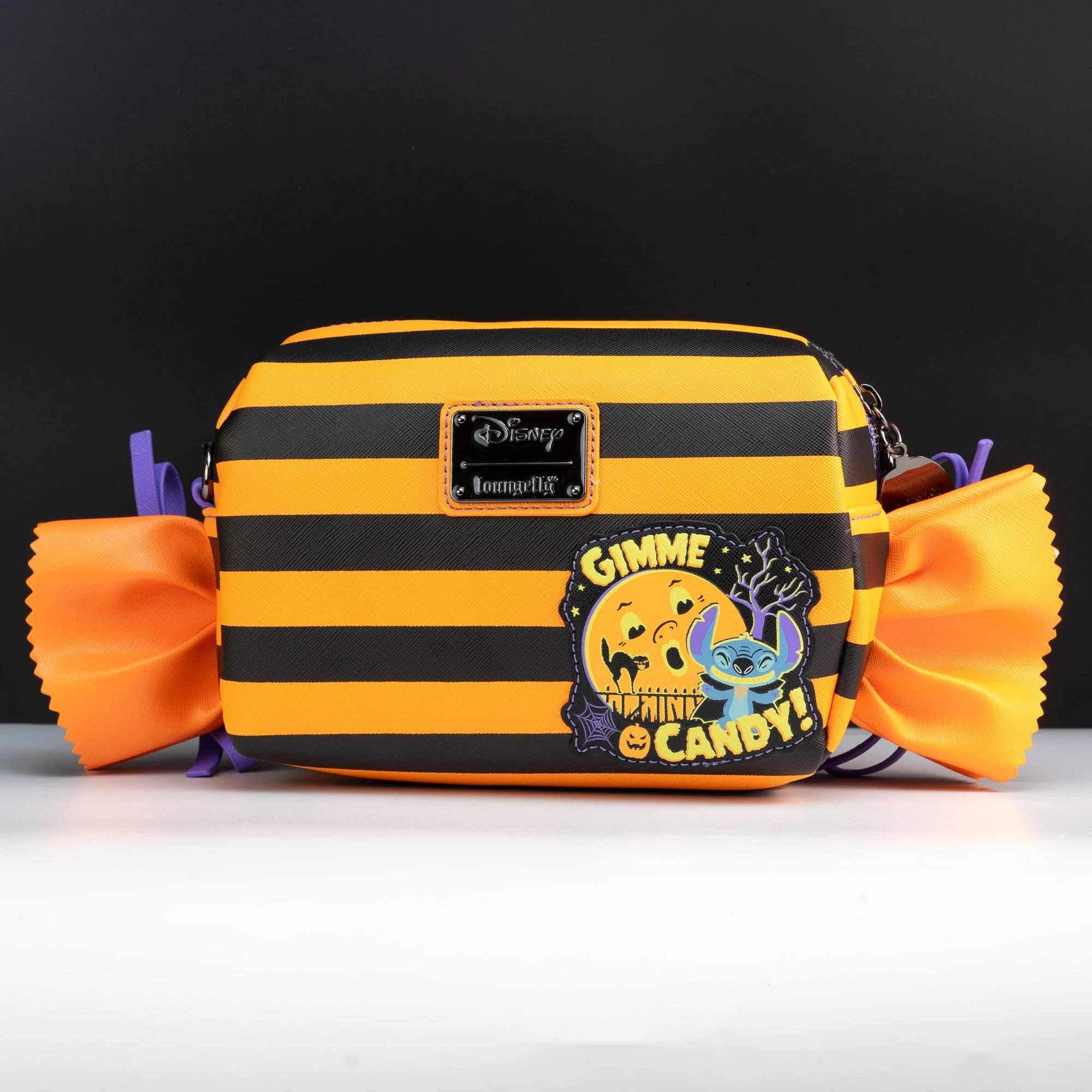 Loungefly x Disney Lilo and Stitch Halloween Candy Wrapper Crossbody Bag - Image 2