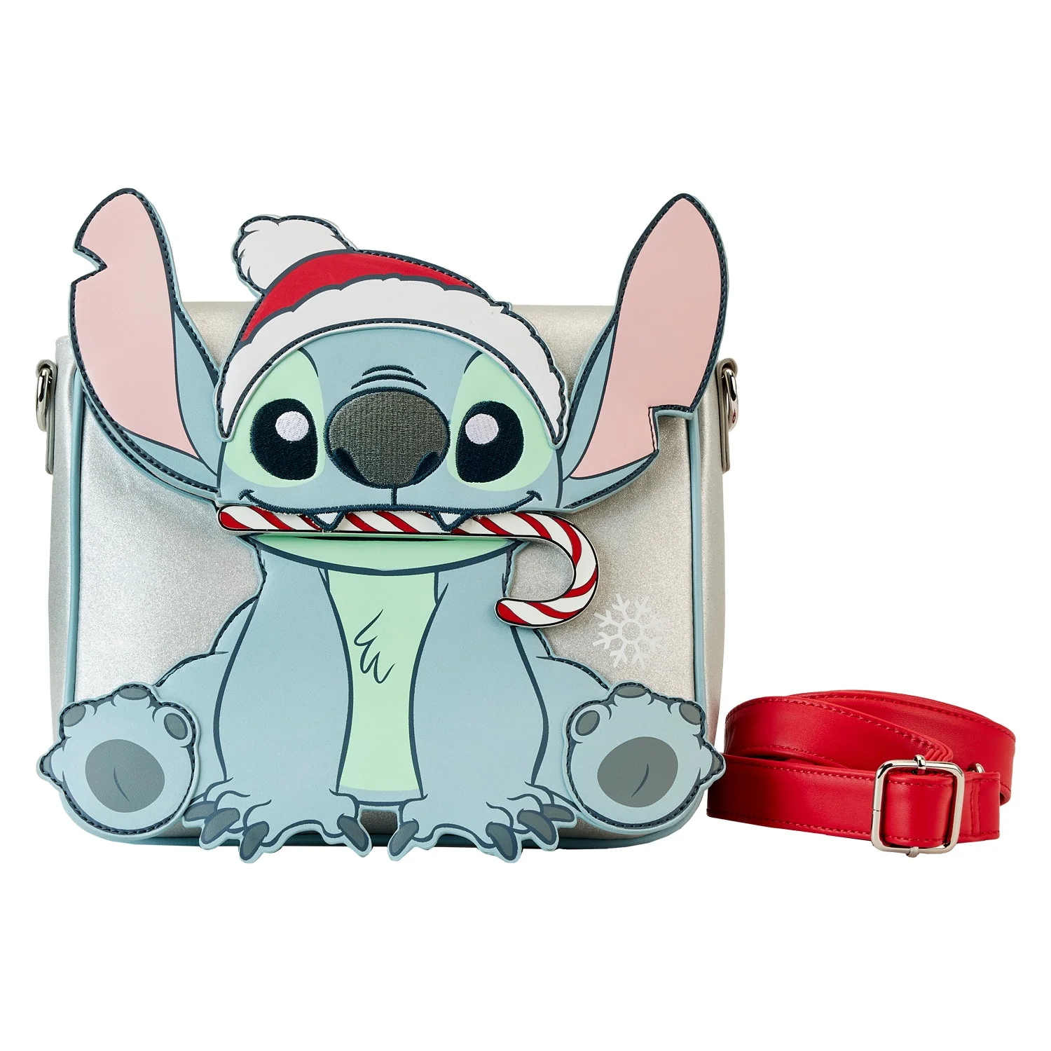 Loungefly x Disney Lilo and Stitch Holiday Cosplay Crossbody Bag - Image 4