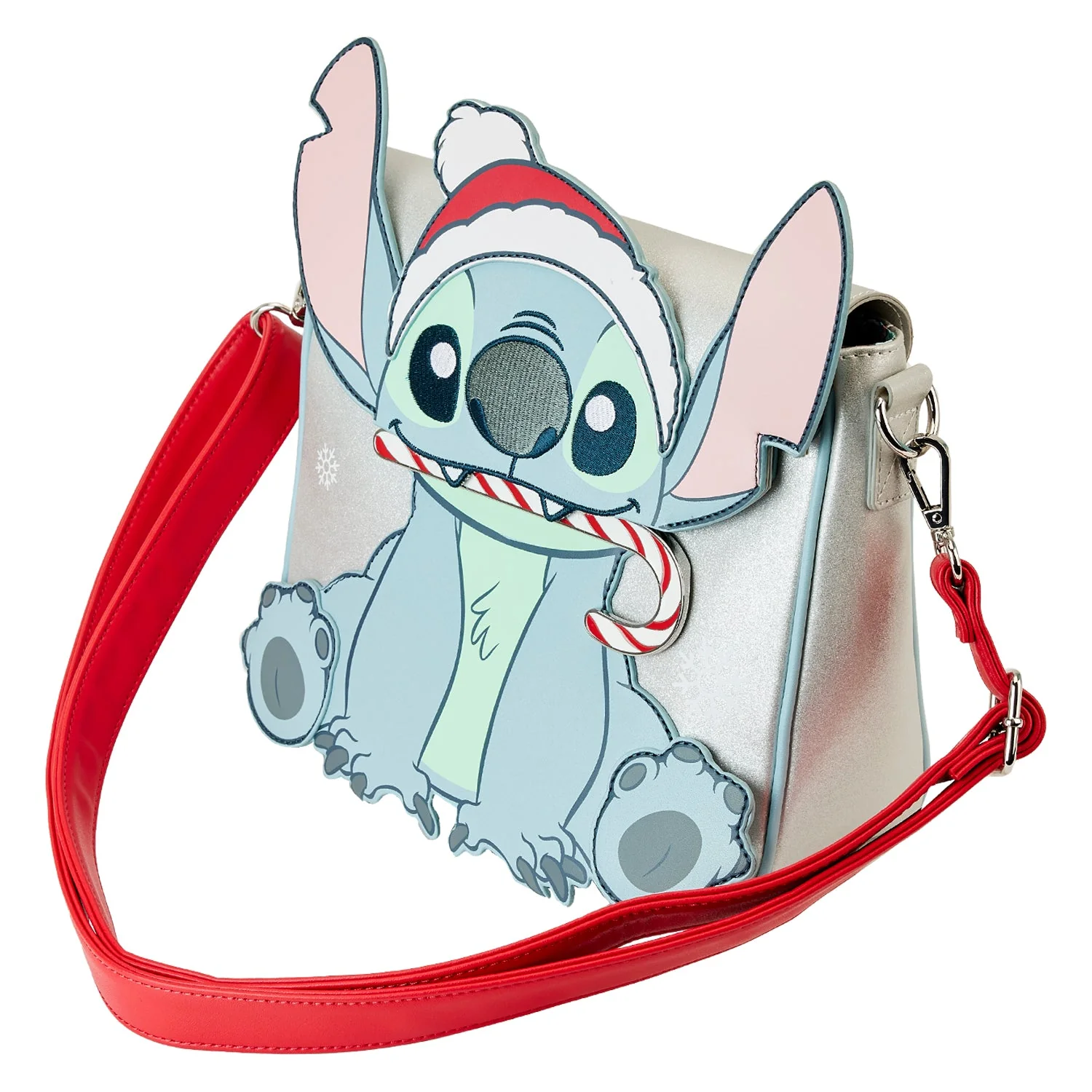Loungefly x Disney Lilo and Stitch Holiday Cosplay Crossbody Bag - Image 6