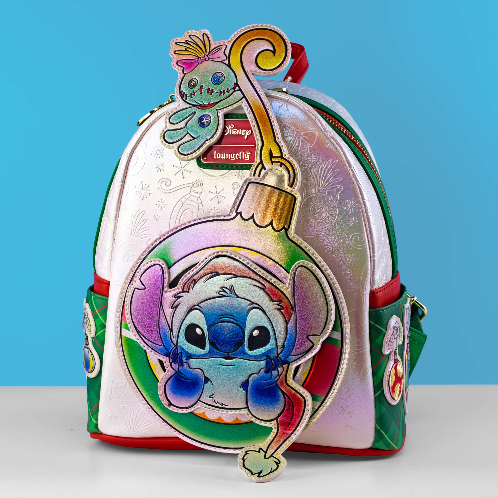 Loungefly x Disney Lilo and Stitch Holiday Mini Backpack