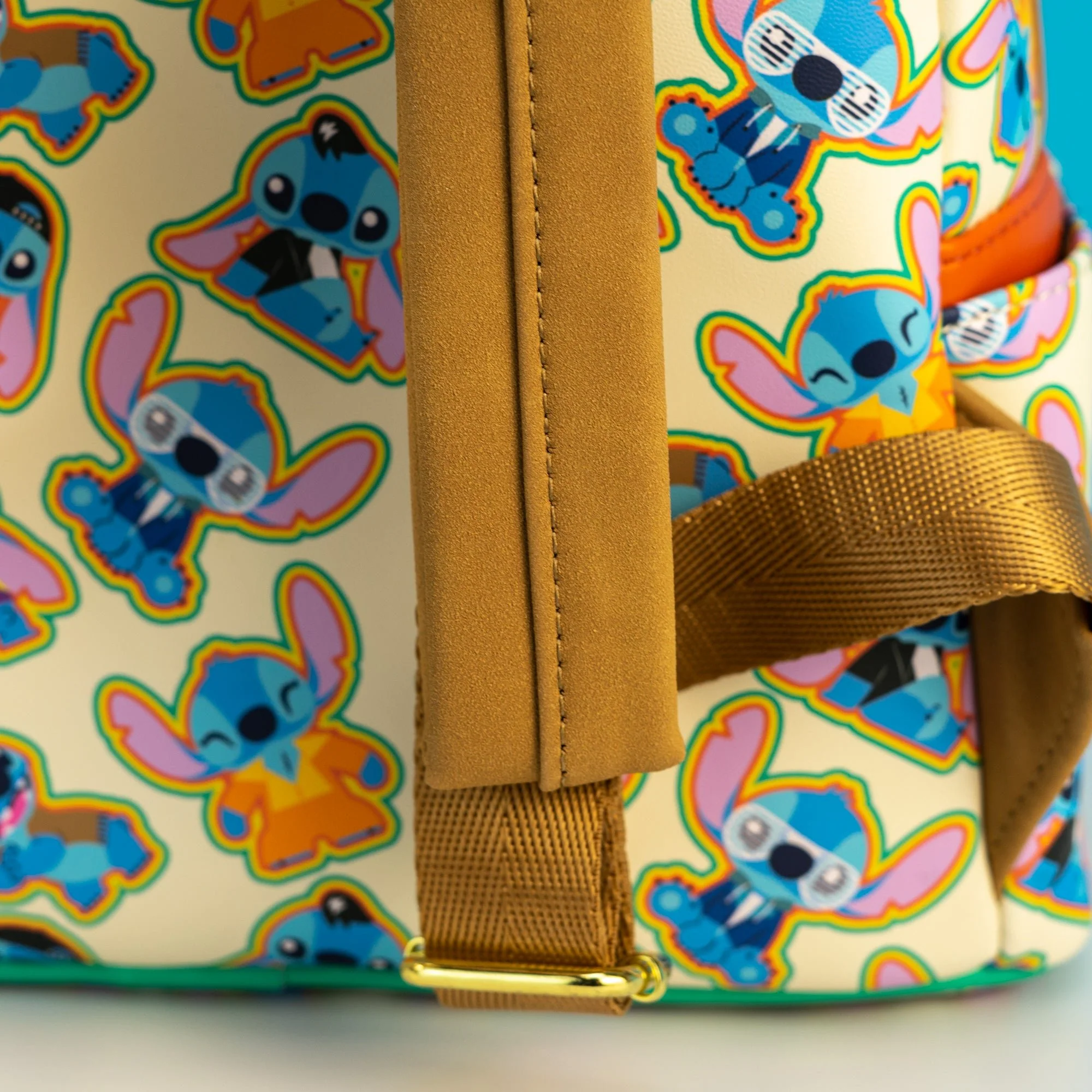 Loungefly x Disney Lilo and Stitch Retro Stitch AOP Mini Backpack - Image 4