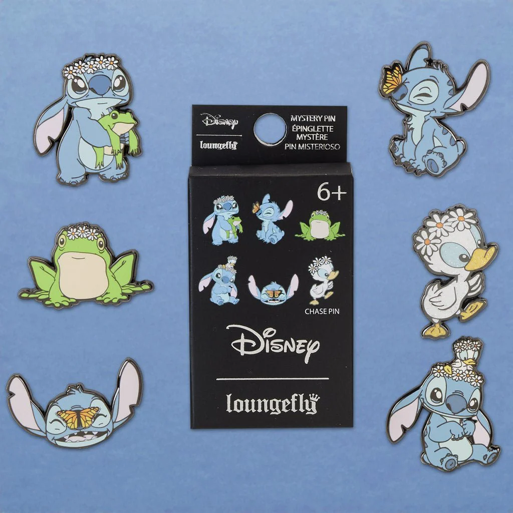 Loungefly x Disney Lilo and Stitch Springtime Mystery Pin Blind Box