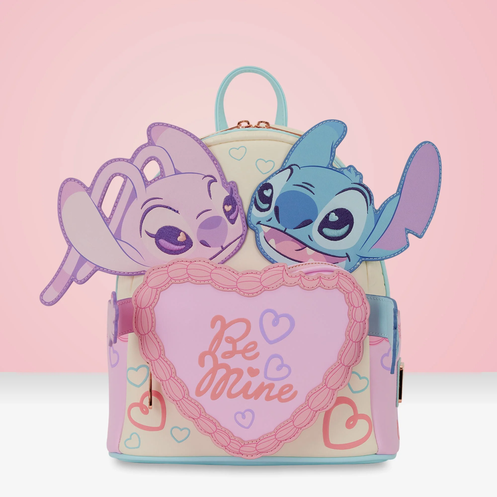 Loungefly x Disney Lilo & Stitch Be Mine Mini Backpack