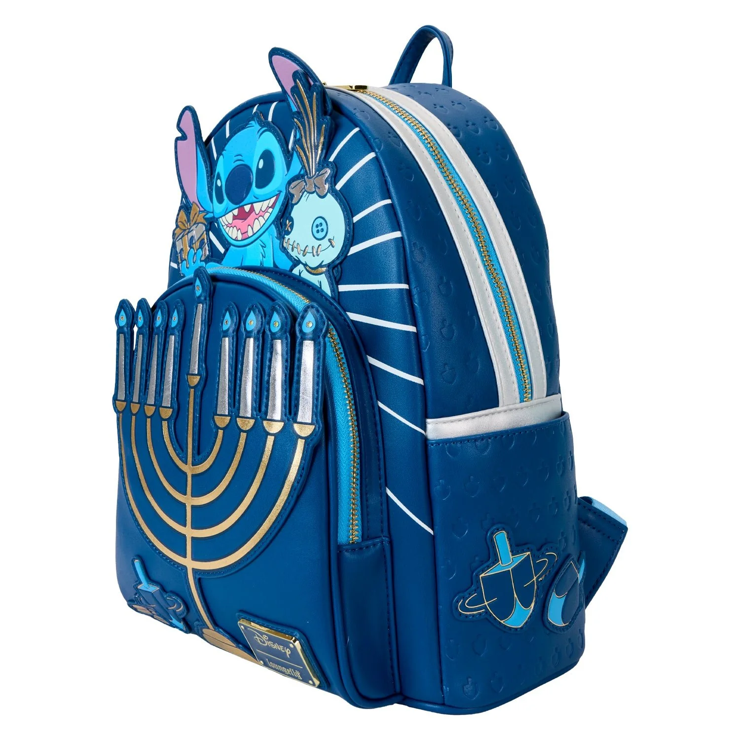 Loungefly x Disney Lilo & Stitch Light Up Menorah Stitch Mini Backpack - Image 3