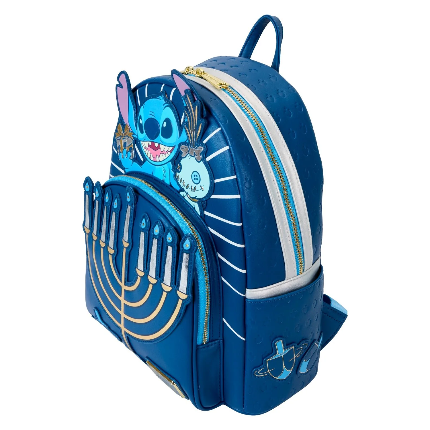 Loungefly x Disney Lilo & Stitch Light Up Menorah Stitch Mini Backpack - Image 4