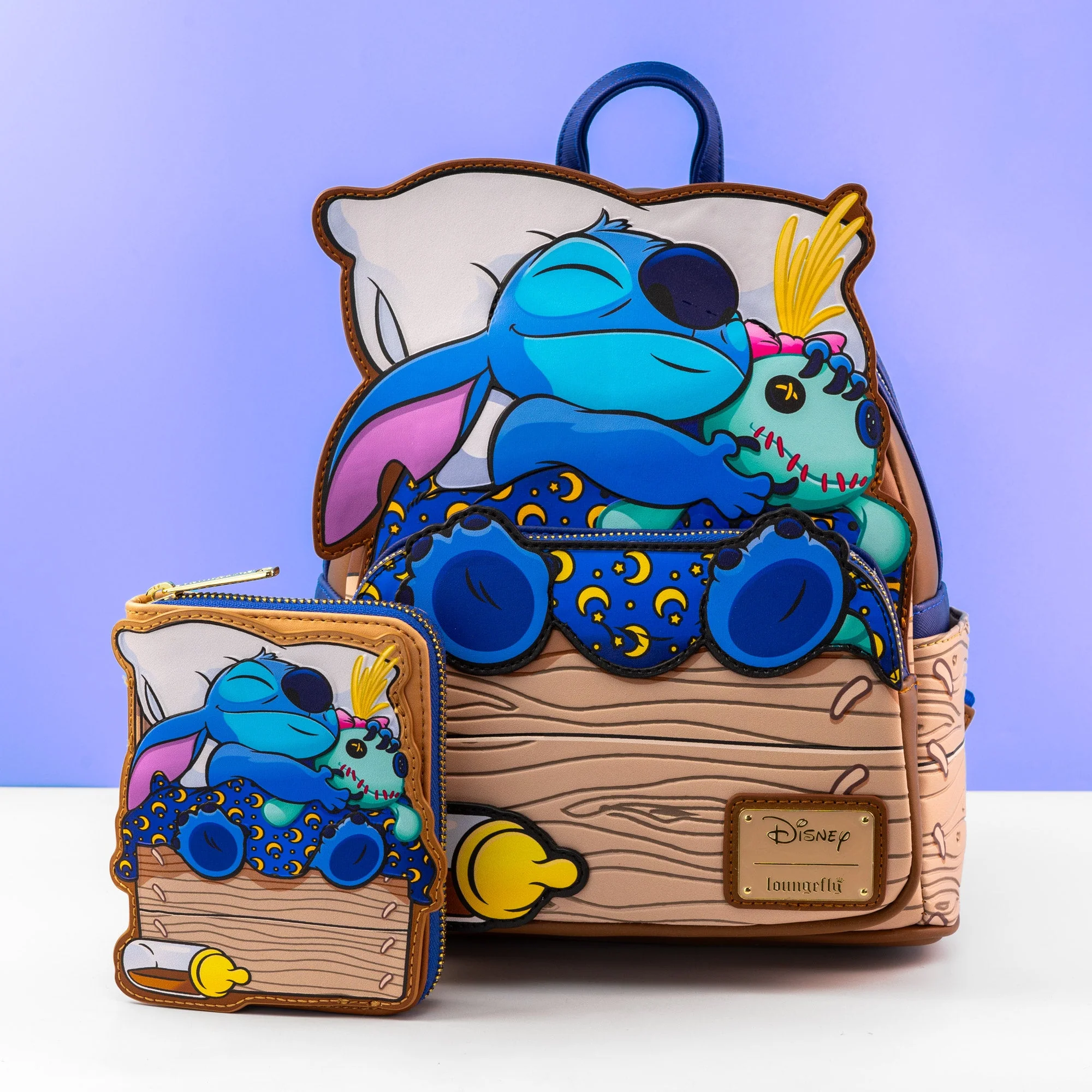 Loungefly x Disney Lilo & Stitch Bedtime Stitch Mini Backpack - Image 8
