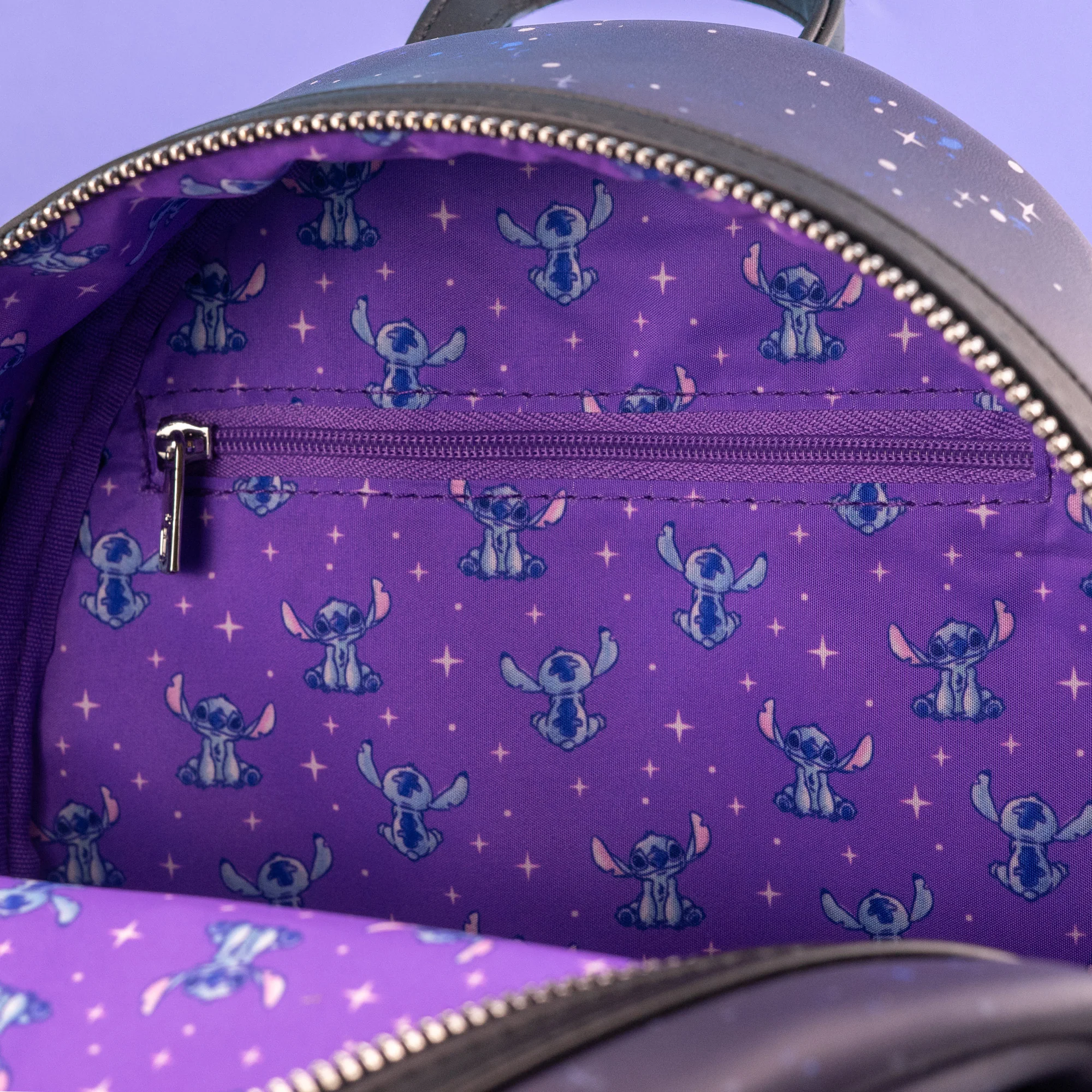 Loungefly x Disney Lilo & Stitch Starry Night Stitch Mini Backpack - Image 7