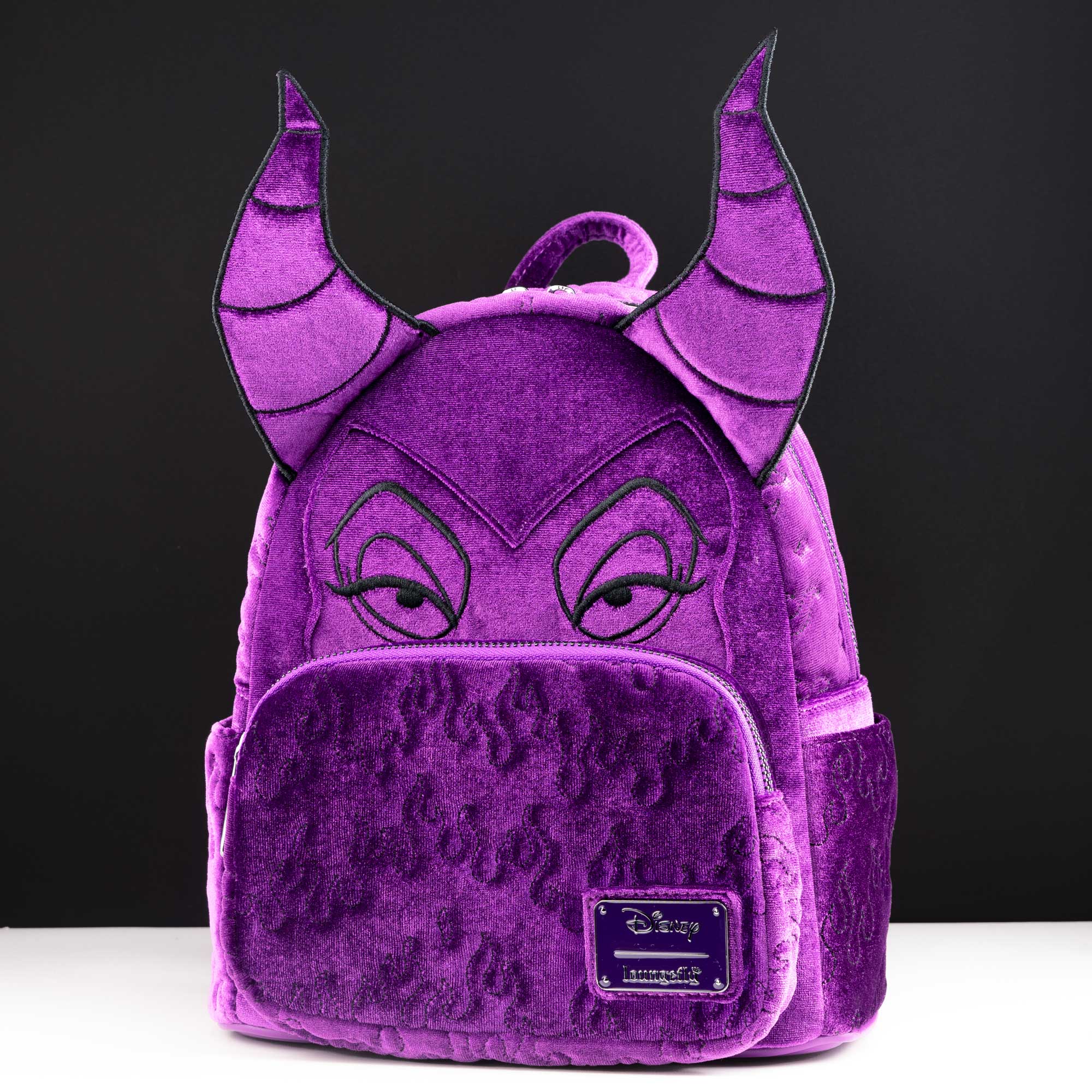 Loungefly x Disney Maleficent Cosplay Velvet Mini Backpack