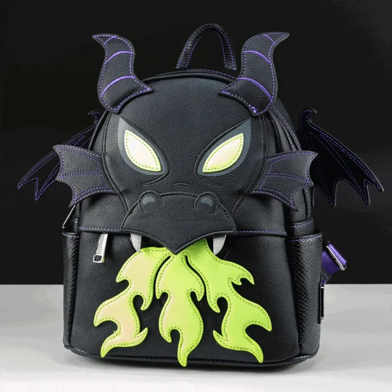 Loungefly x Disney Maleficent Dragon Breathing Fire Mini Backpack