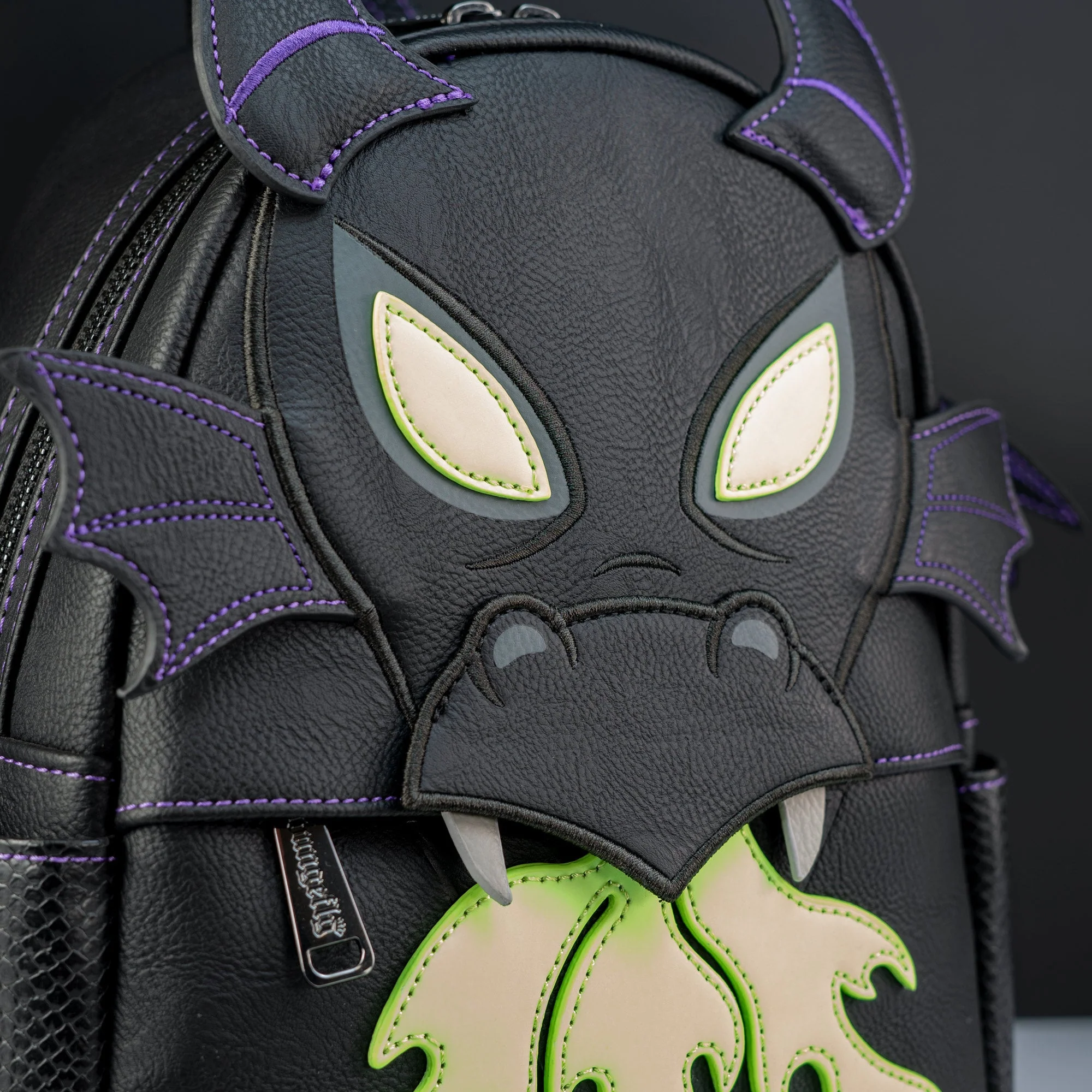 Loungefly x Disney Maleficent Dragon Breathing Fire Mini Backpack - Image 2