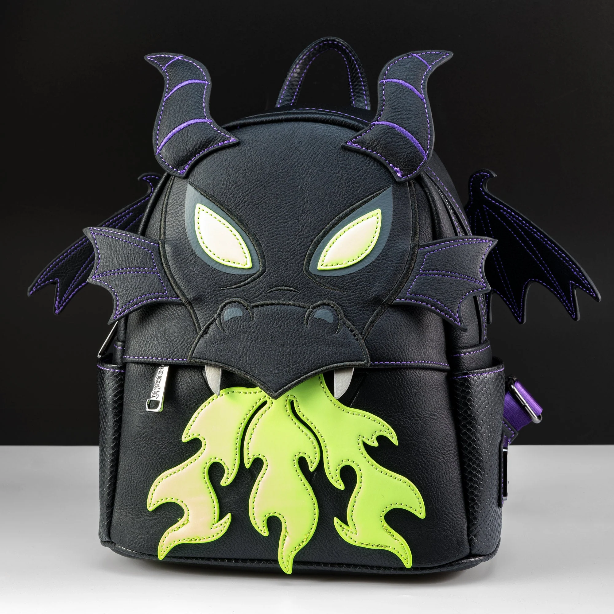 Loungefly x Disney Maleficent Dragon Breathing Fire Mini Backpack - Image 9