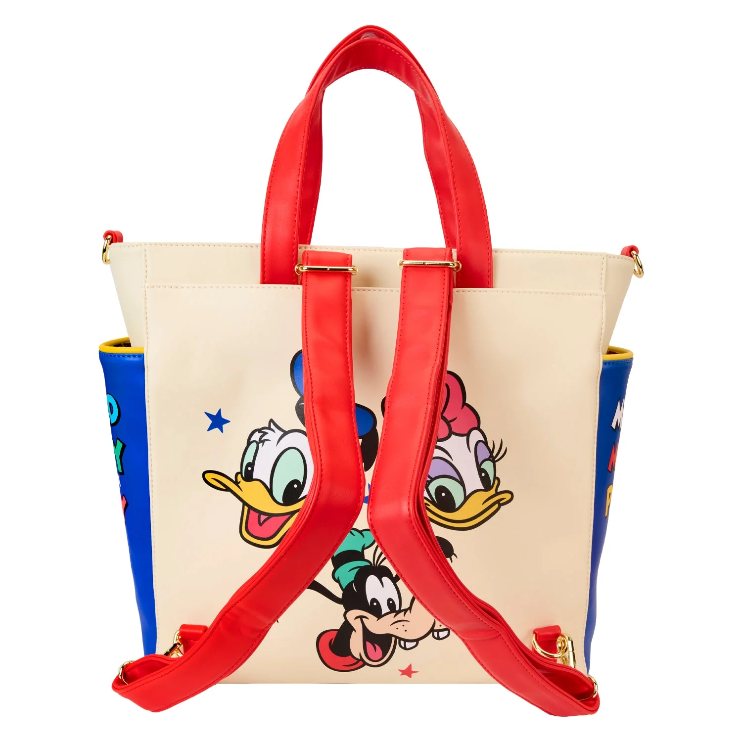 Loungefly x Disney Mickey And Friends Convertible Backpack & Tote Bag - Image 5