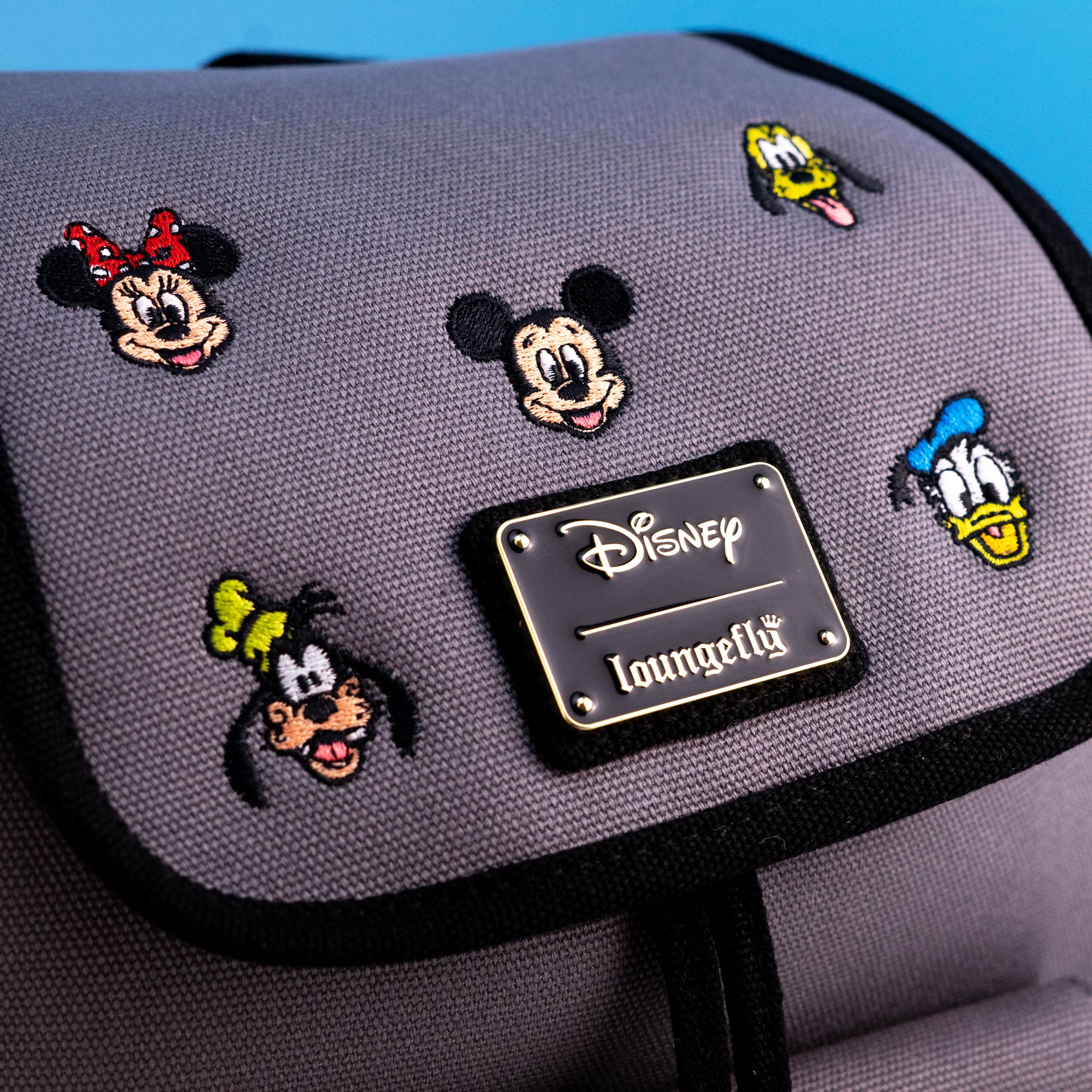 Loungefly x Disney Mickey and Friends Embroidered Icons Mini Backpack - Image 2