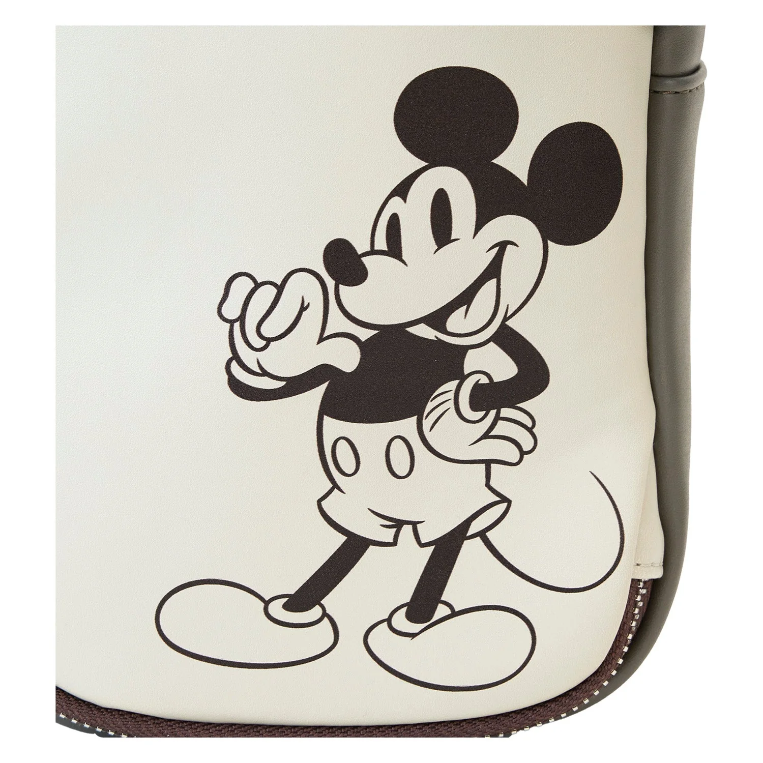 Loungefly x Disney Mickey And Friends Faux Leather And Canvas Water Bottle Crossbody Bag - Image 6